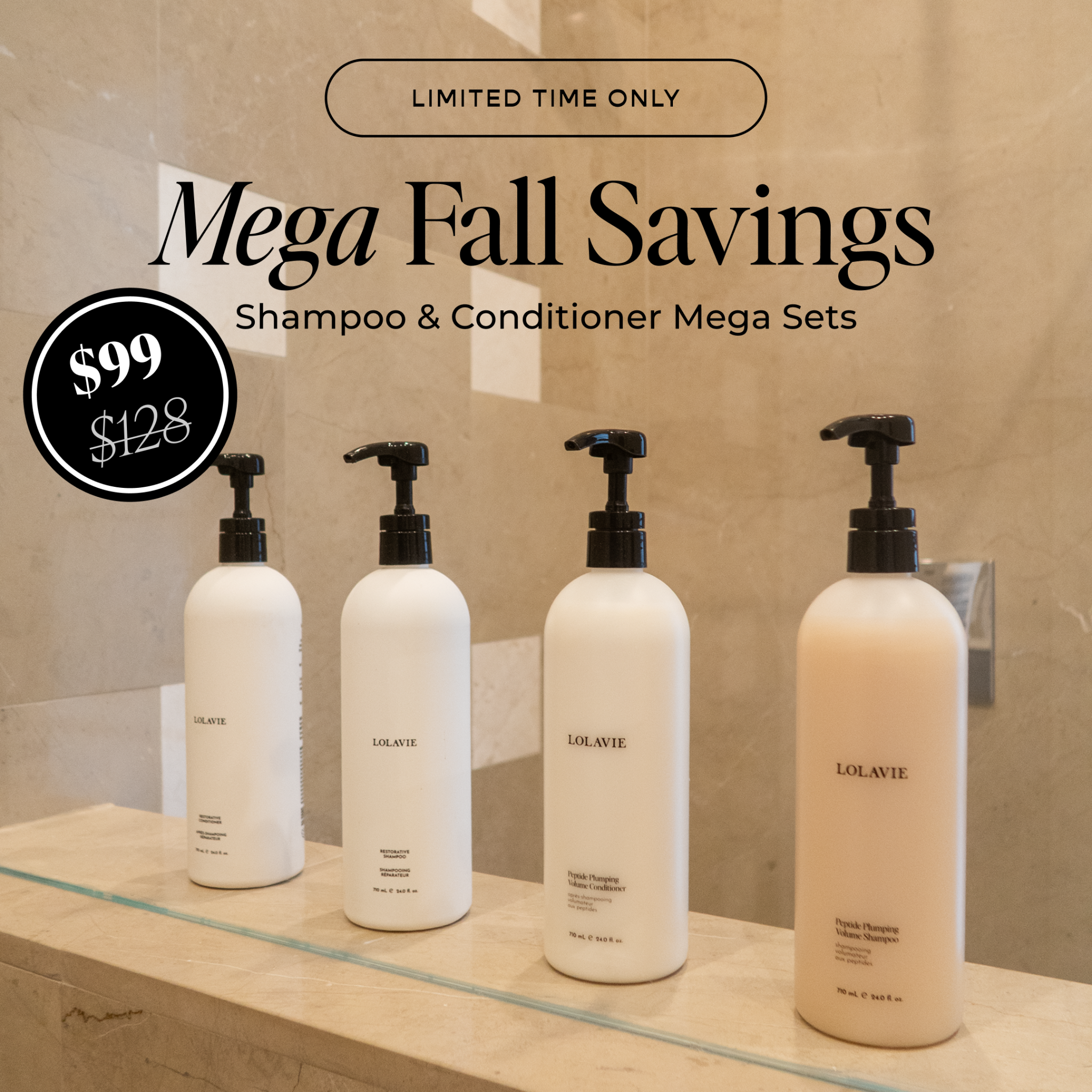 LolaVie Facebook ad: Mega FALL Savings at LolaVie