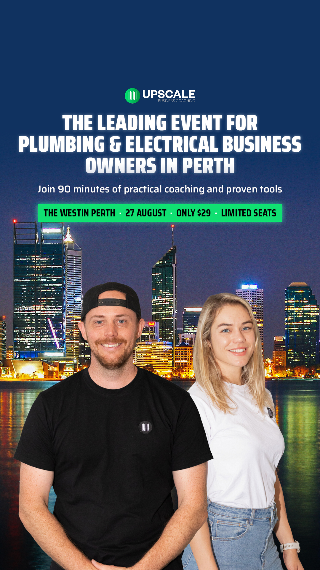 UpScale Tradie Business Coaching Facebook ad