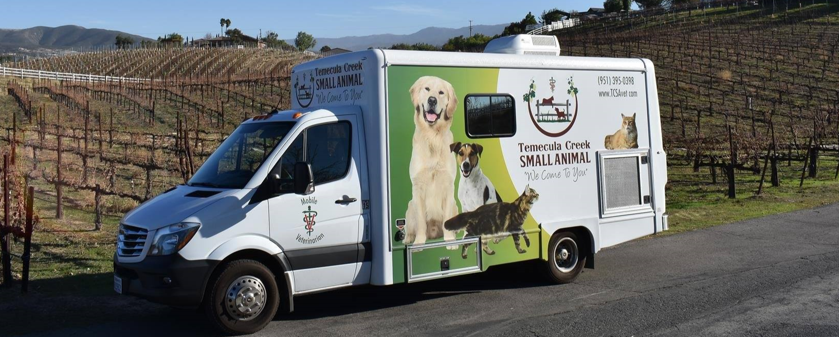 Temecula Creek Small Animal Facebook ad: Temecula Creek Mobile Vet
