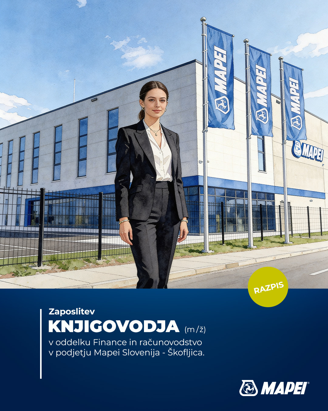 Mapei Slovenija Facebook ad