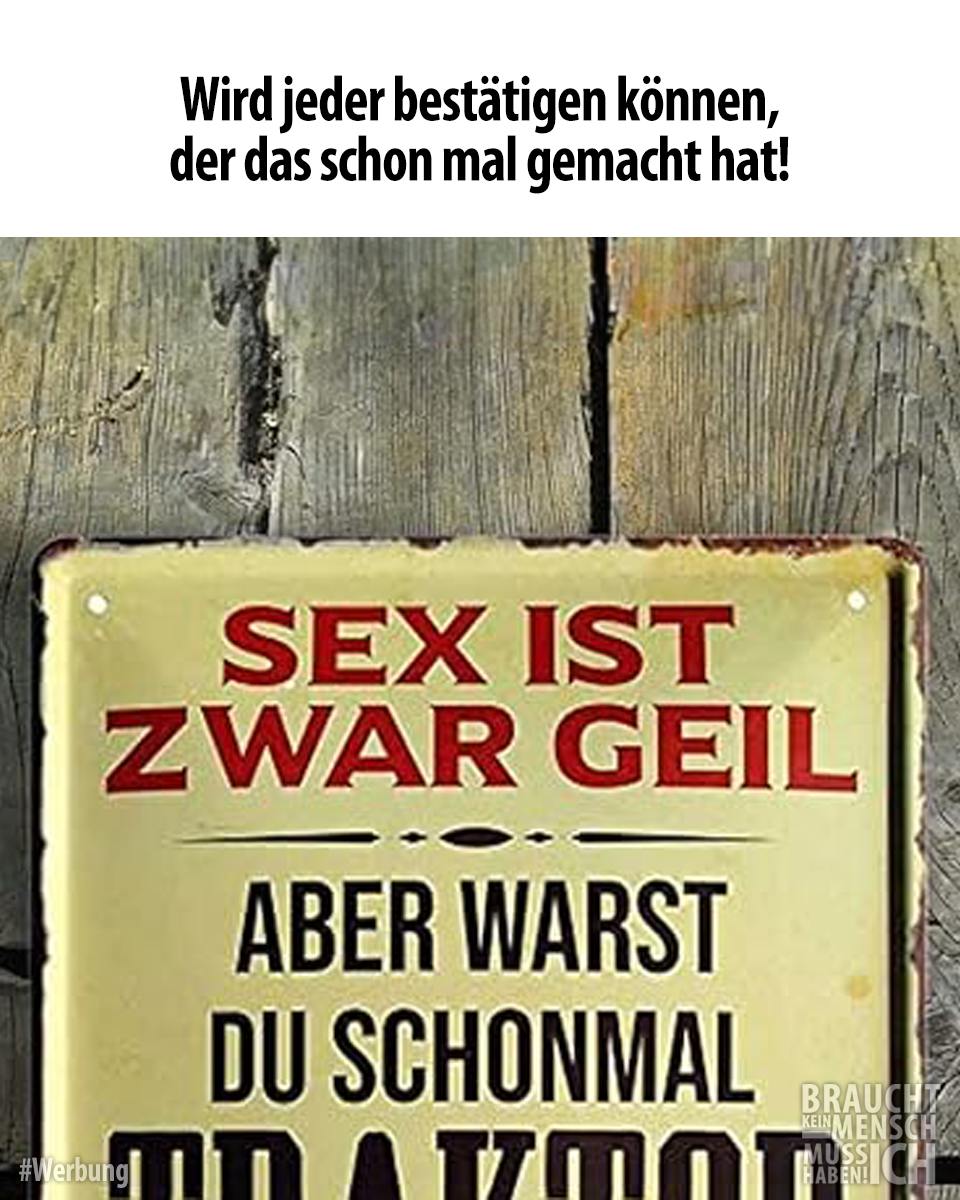 Braucht kein Mensch - Muss ich haben Facebook ad: schilderkreis24 Blechschild Lustiger Traktor Trecker…