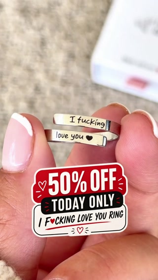 Hope Rings Facebook ad: I F♡cking Love You Ring