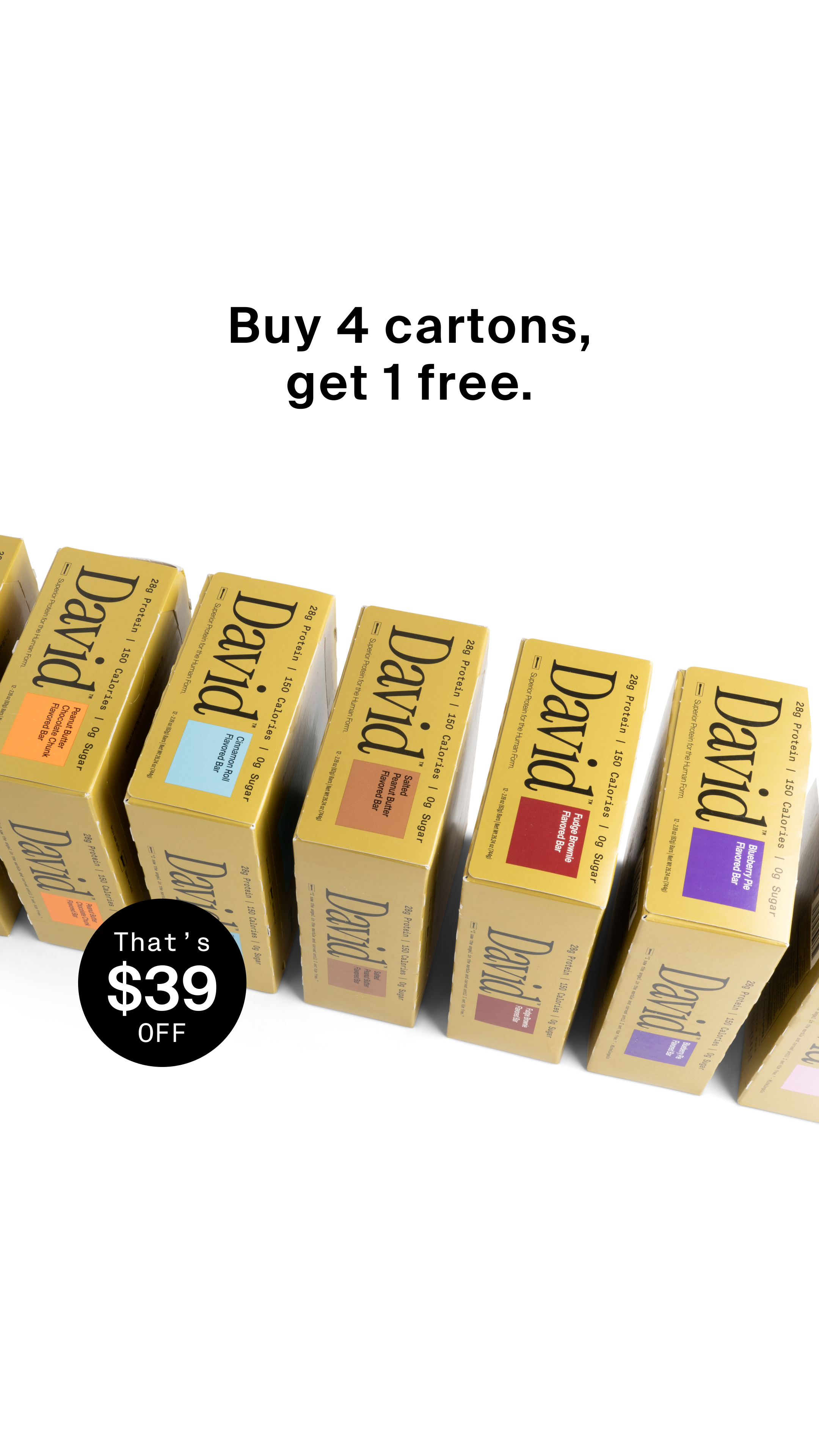 David Protein Facebook ad