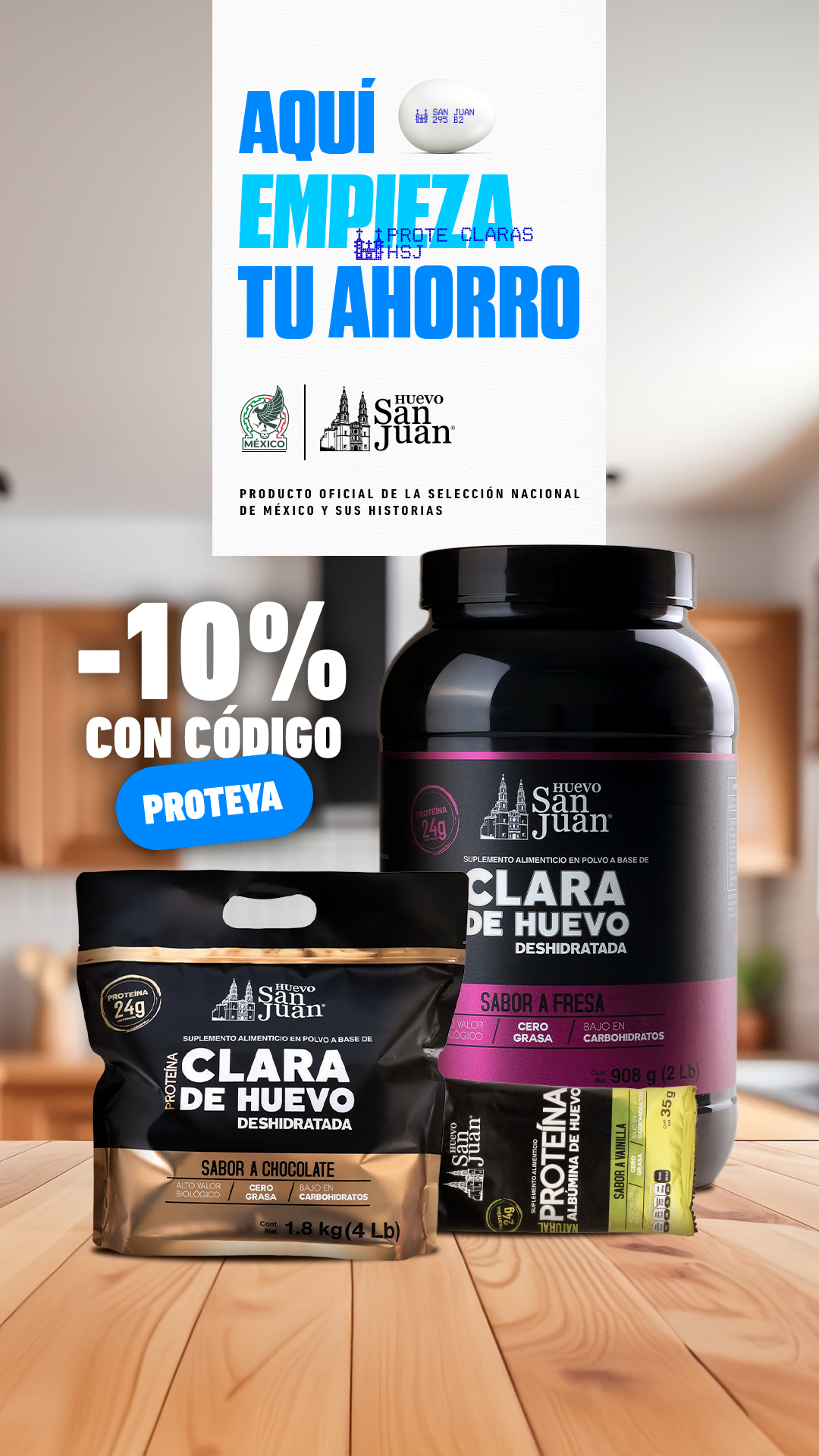 Huevo San Juan Fit Facebook ad