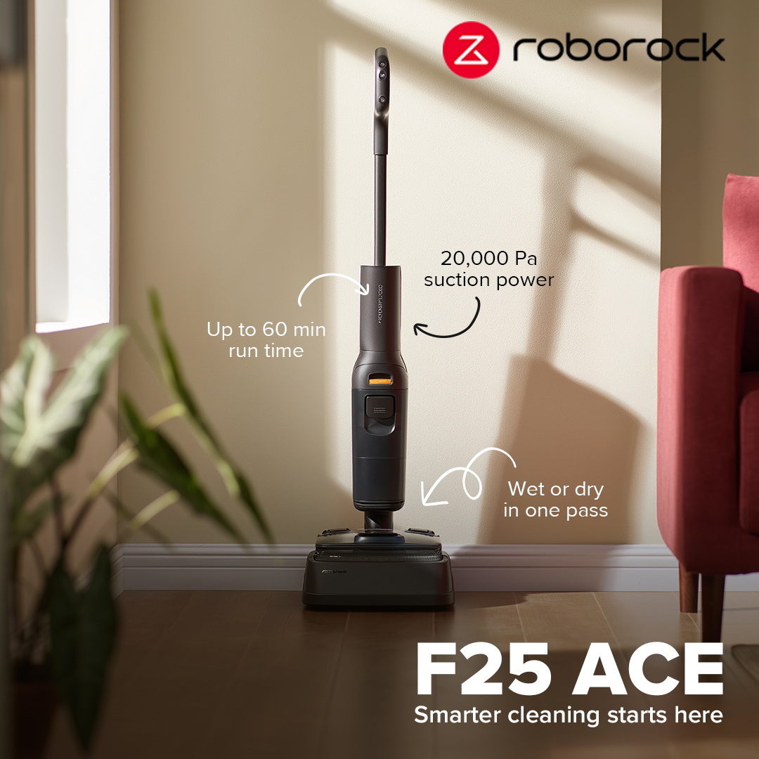Roborock South Africa Facebook ad: Tired of cleaning your floors every day?