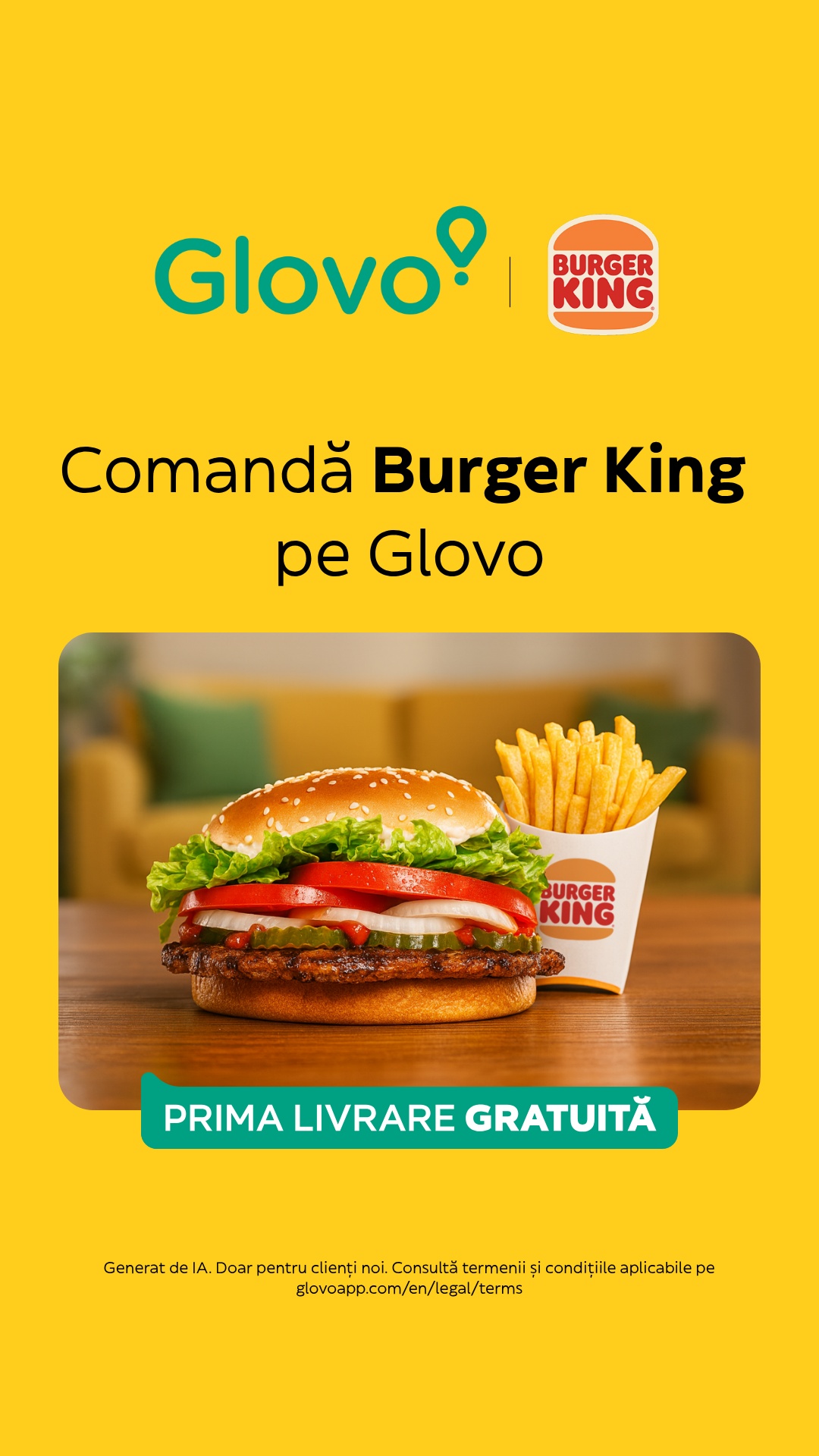 Glovo Facebook ad