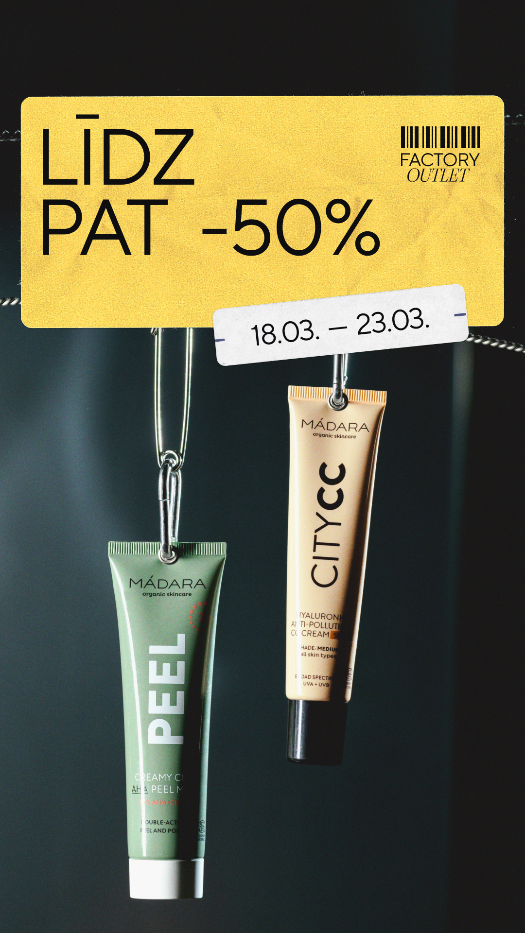 Mádara Organic Skincare Facebook ad