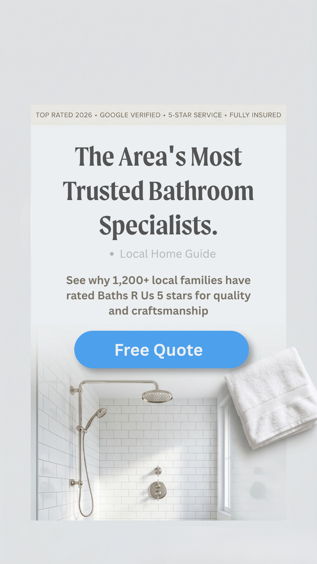 Baths R Us Facebook ad