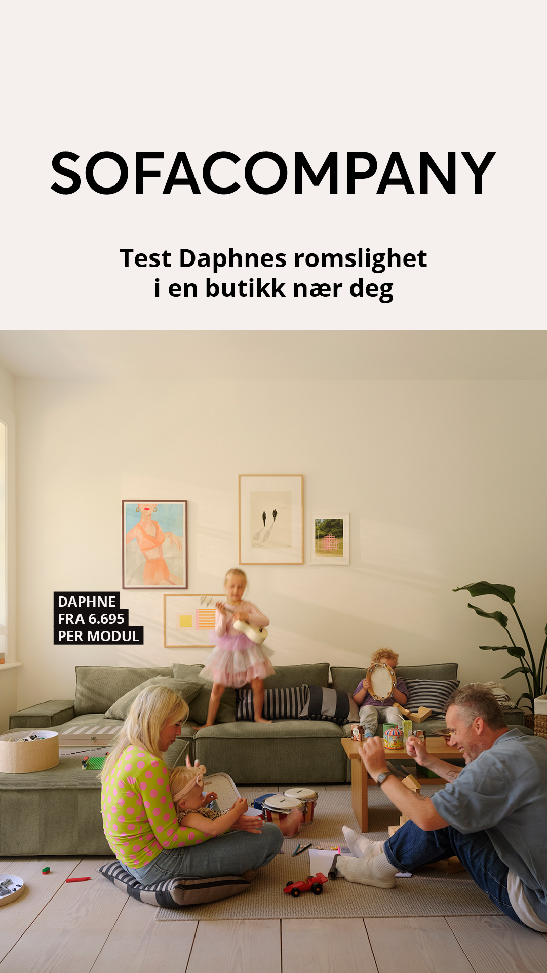 Sofacompany Facebook ad