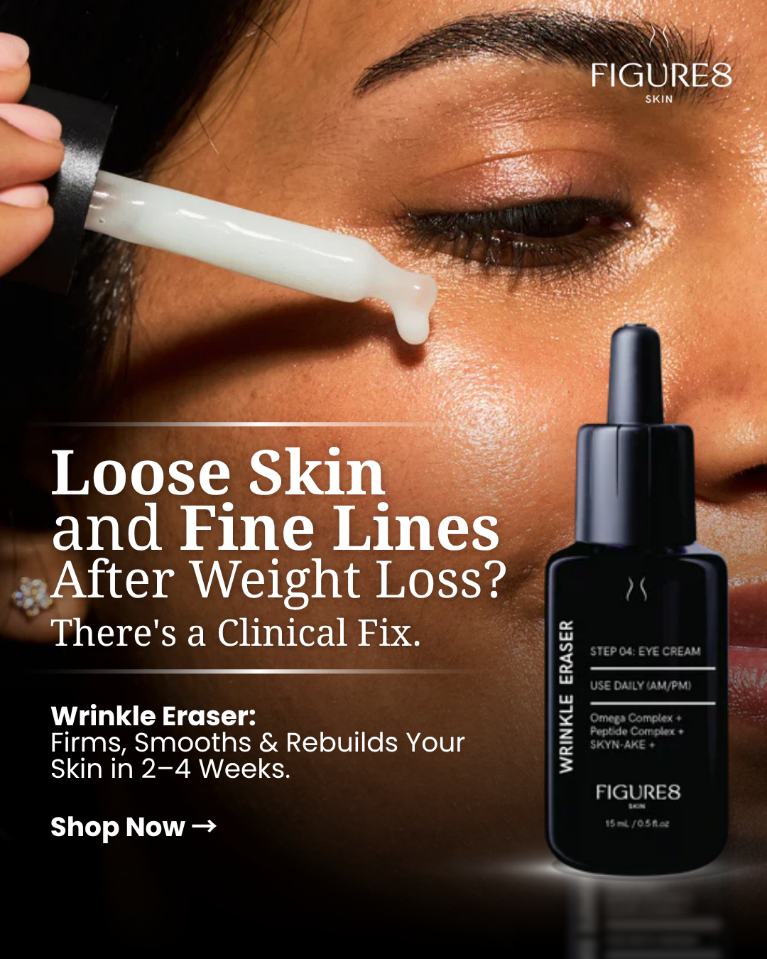 Figure 8 Skin Facebook ad: Get Visibly Firmer, Smoother Skin, Without Another Medspa…