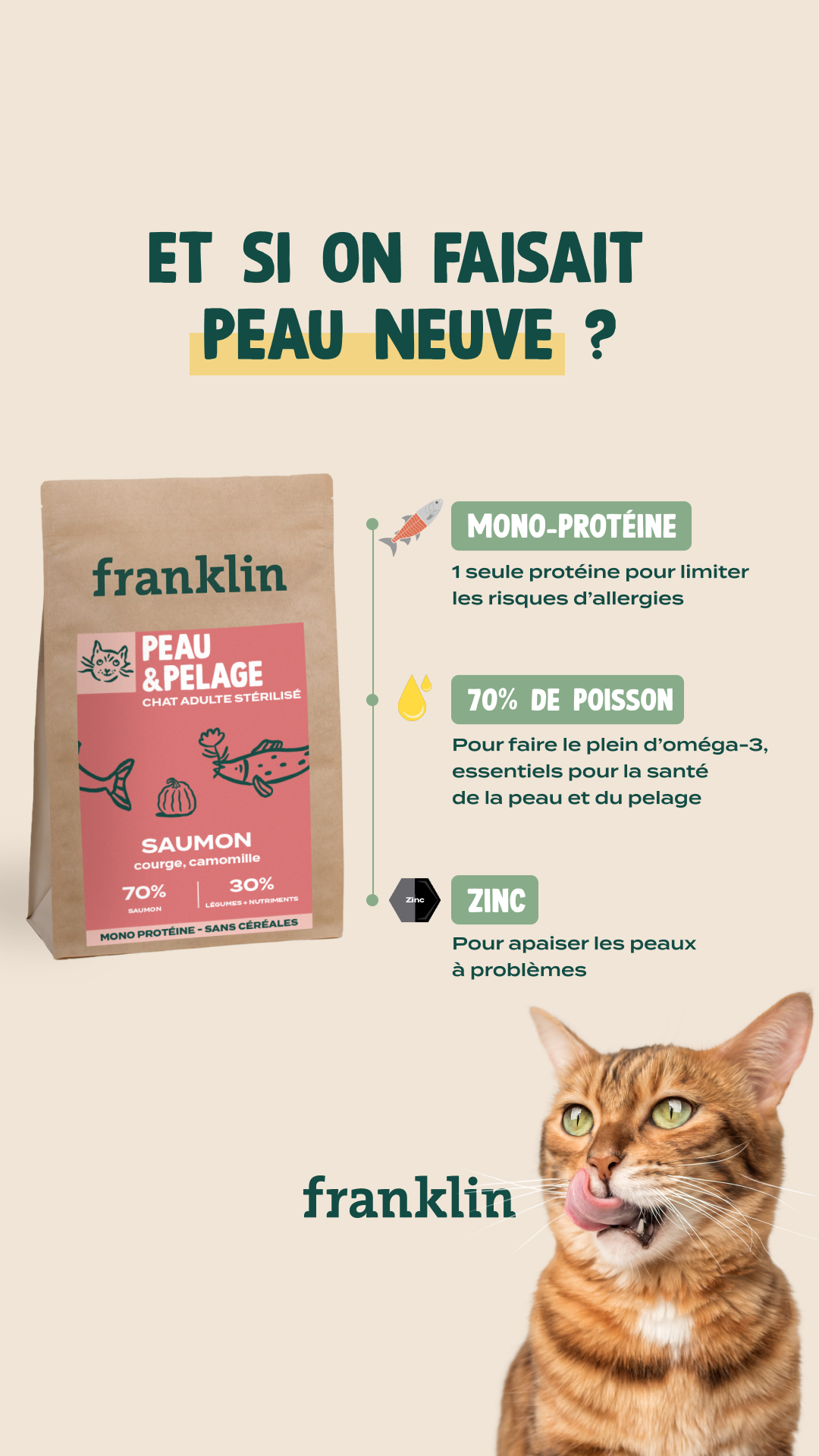 Franklin Pet Food Facebook ad
