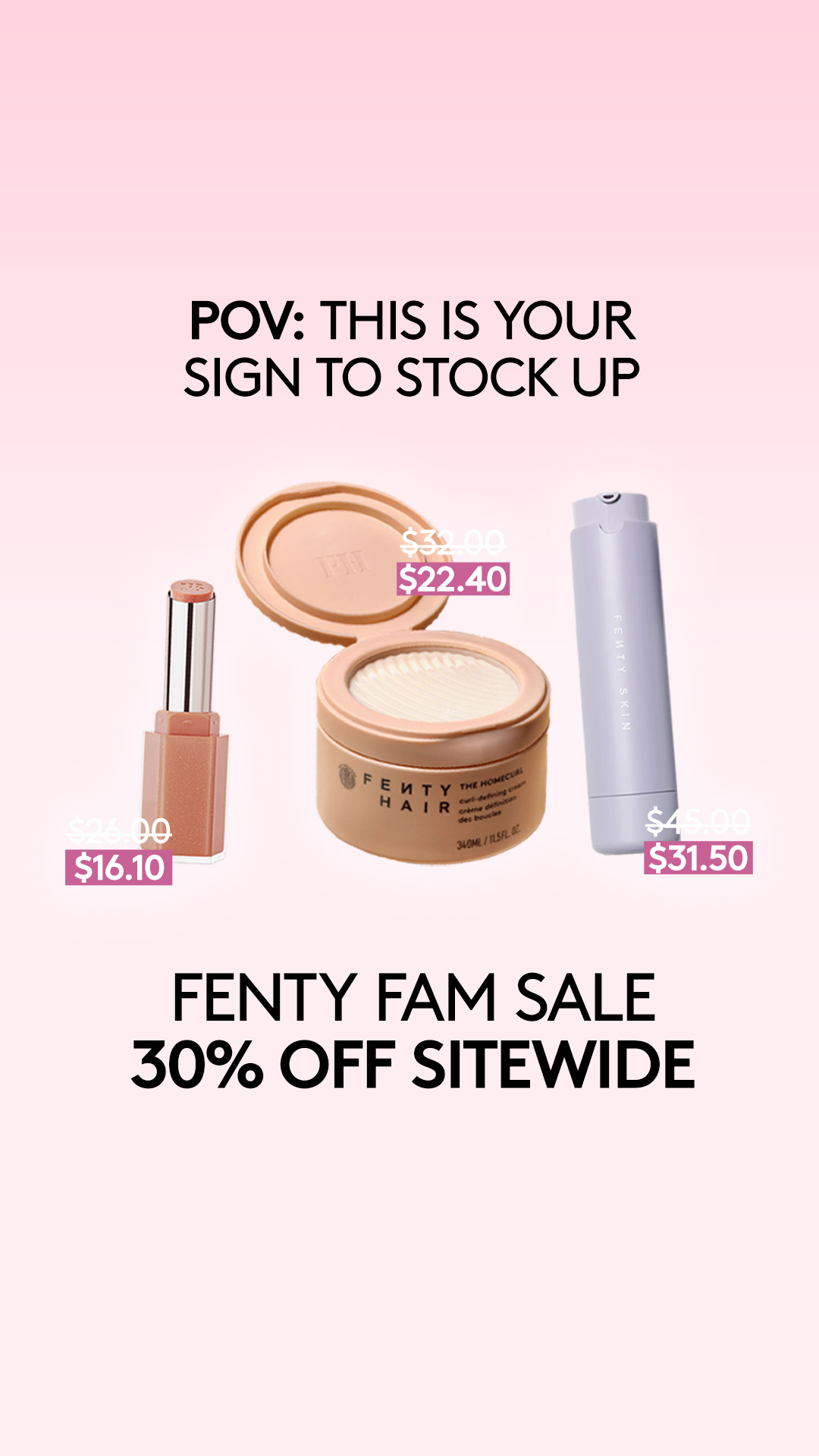 fentybeauty Facebook ad