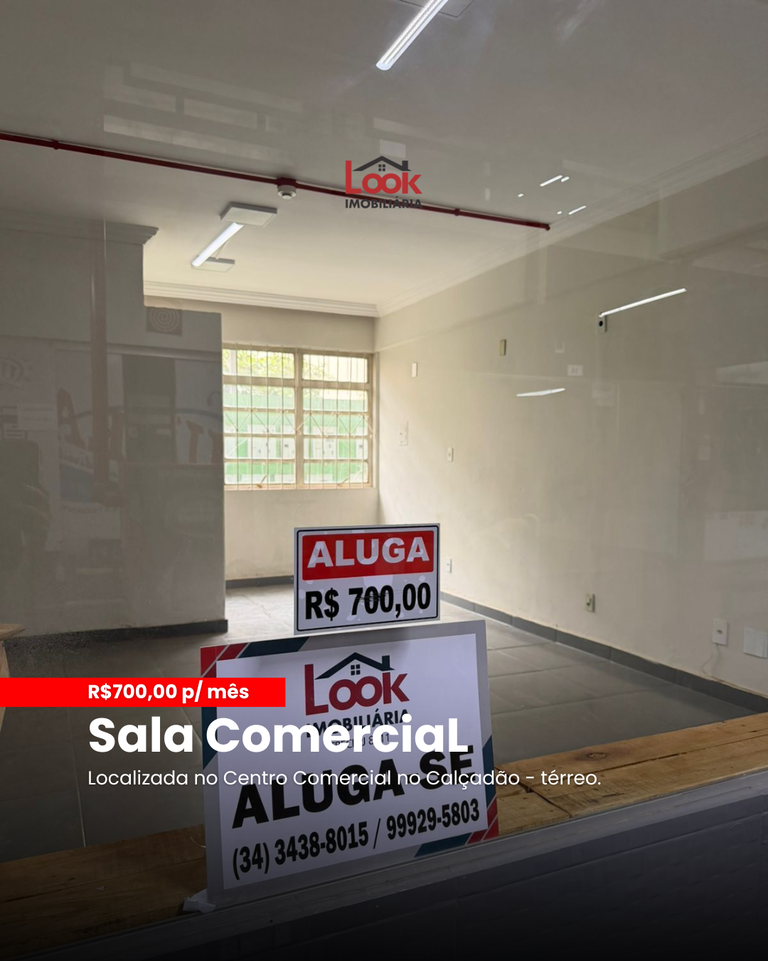 Look Imobiliária Facebook ad: Conversar no Messenger