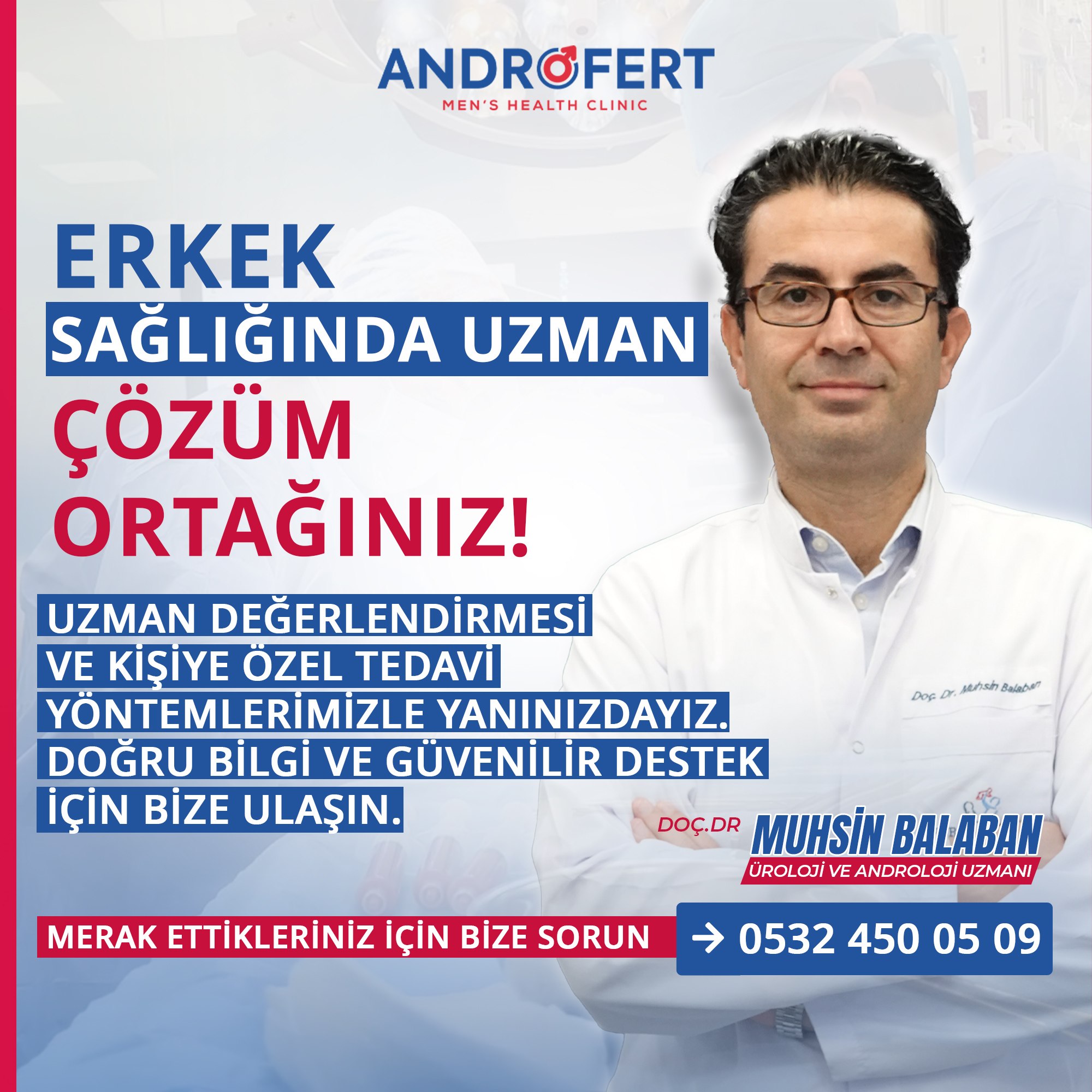 Androfert Facebook ad: bilgi ve randevu: 0532 450 05 09