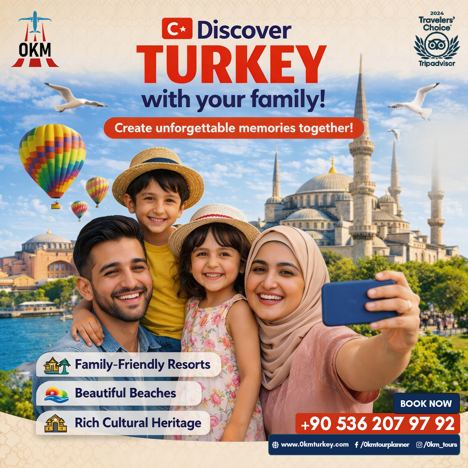 0KM Tour Planner Facebook ad