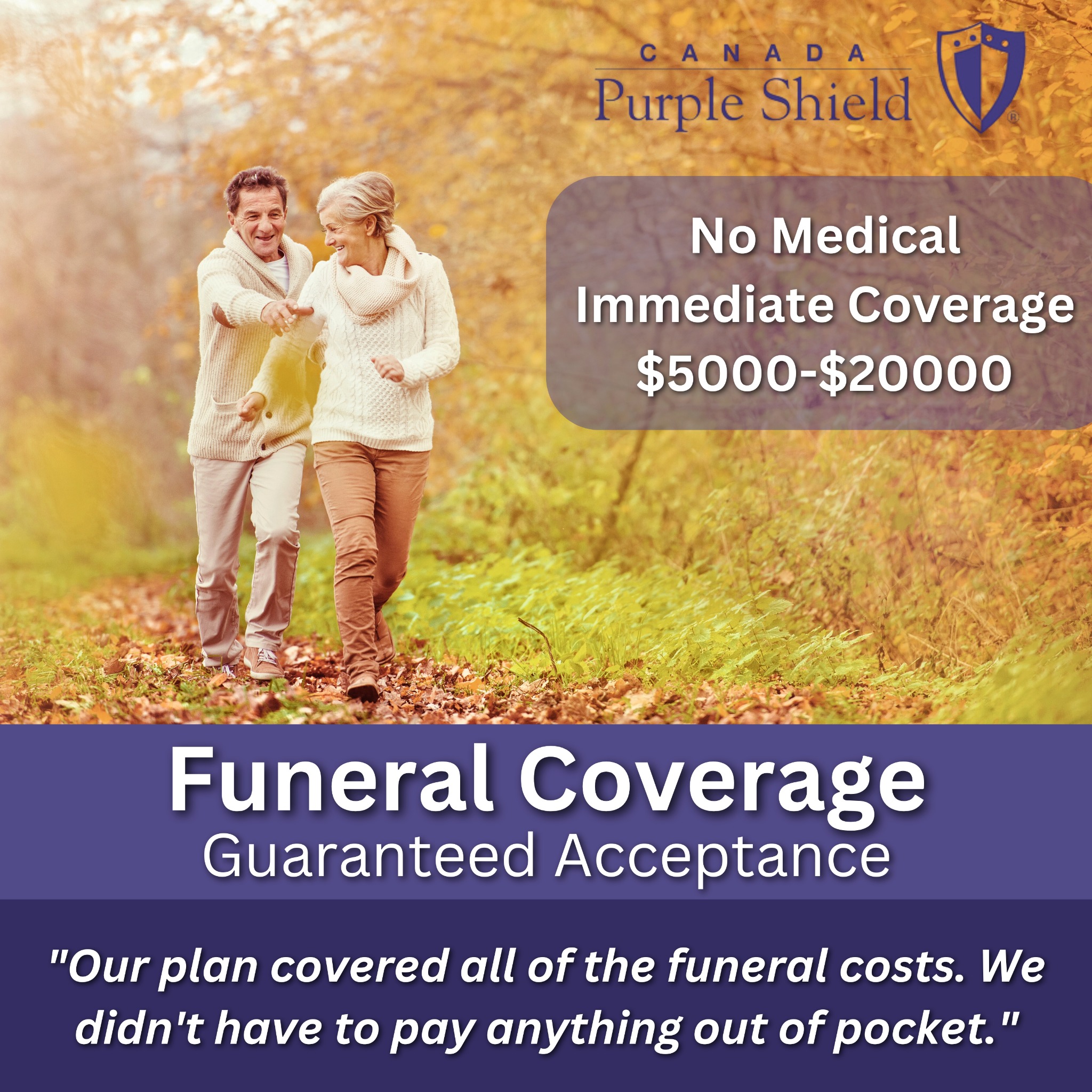 Canada Purple Shield Alberta Facebook ad