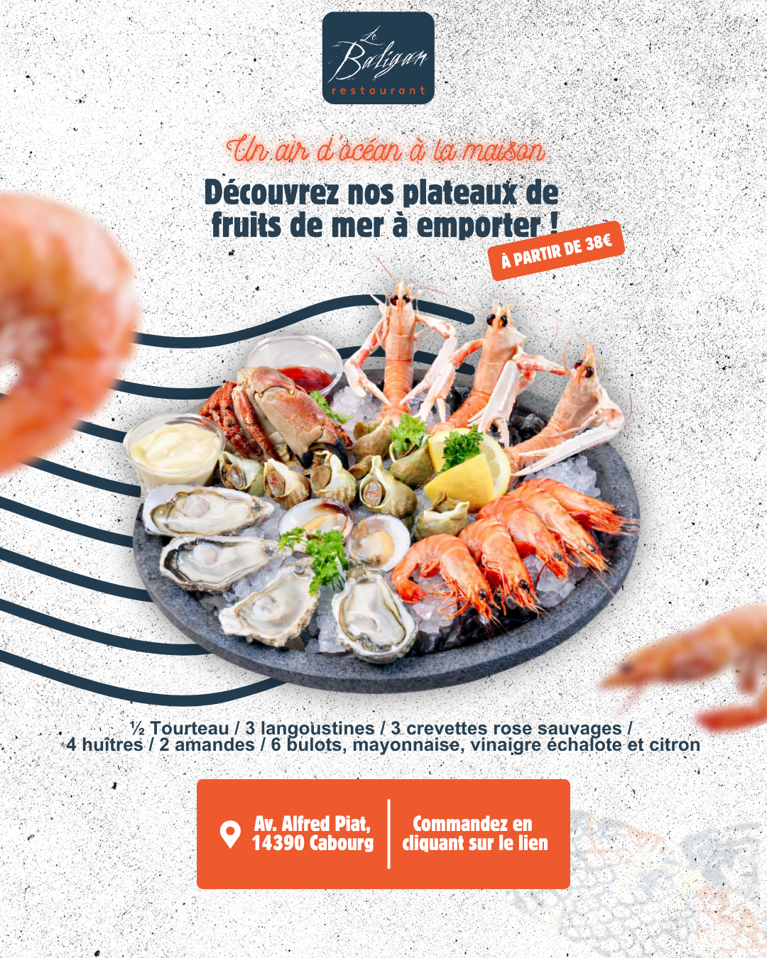 Le Baligan Facebook ad: Un plateau préparé pour vous!