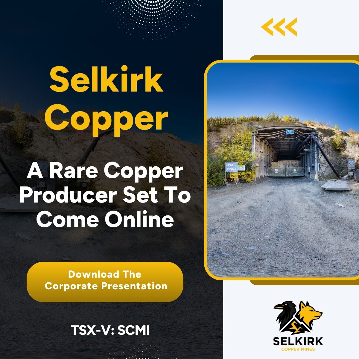 Selkirk Copper Facebook ad: A Rare New Copper Producer Is Emerging