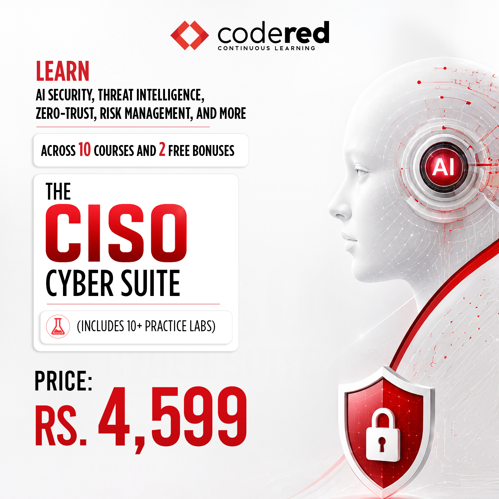 CodeRed Facebook ad