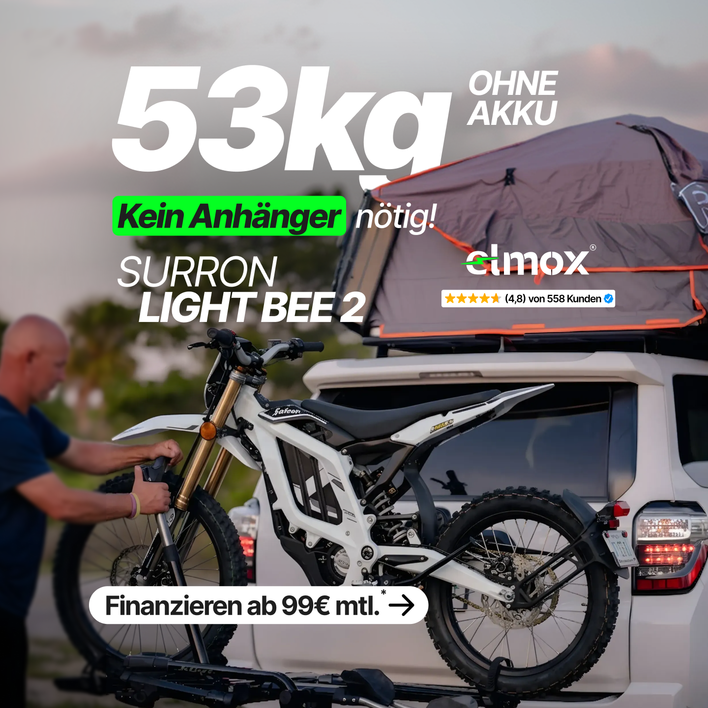 ELMOX Facebook ad: SURRON Light Bee 2