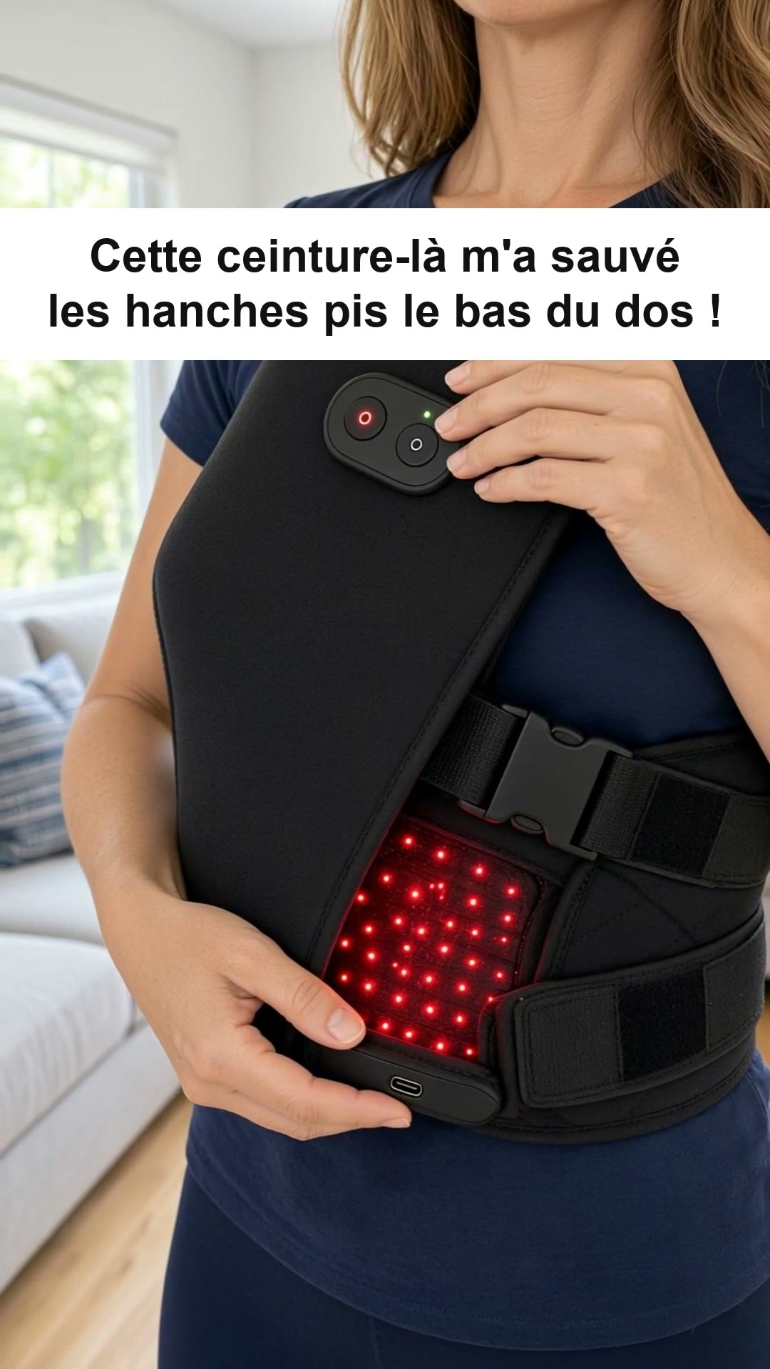 Verudia Facebook ad: Soulage ta hanche chez toi | 29 % de rabais