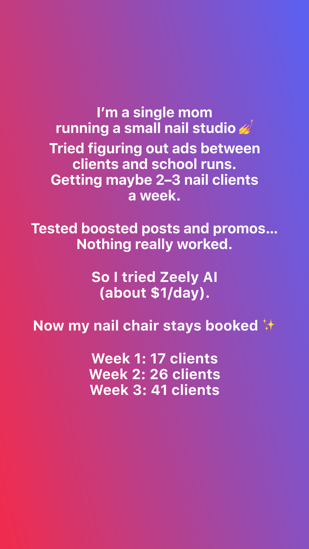 Zeely Facebook ad