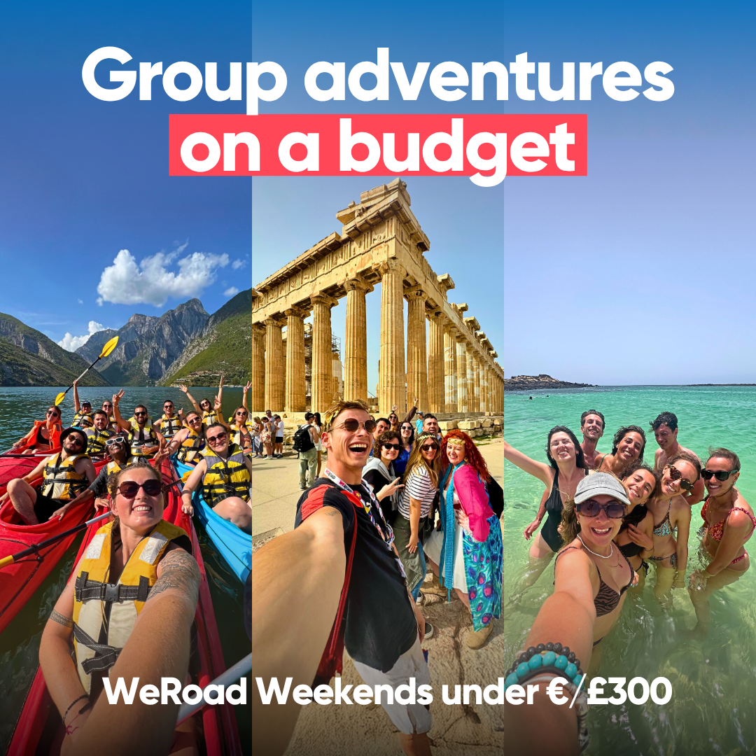WeRoad Travel Facebook ad