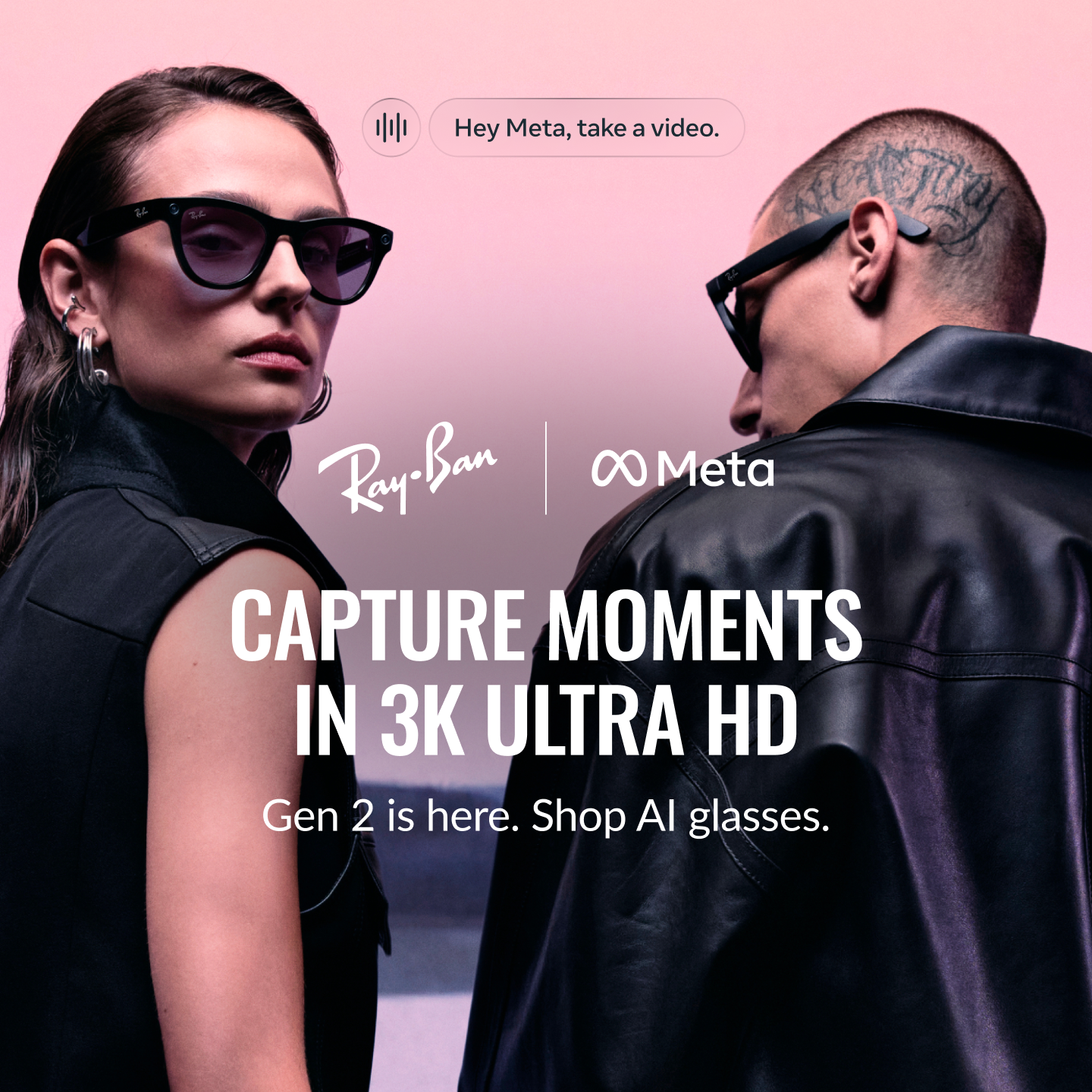 Ray-Ban Meta Facebook ad