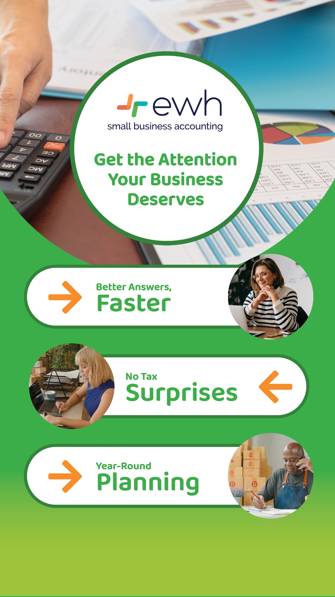 EWH Small Business Accounting Facebook ad