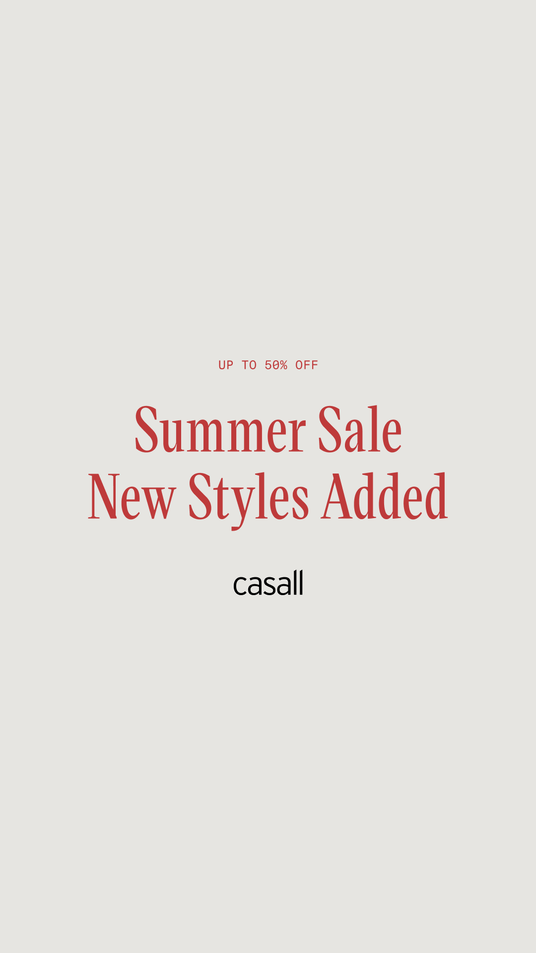 Casall Facebook ad