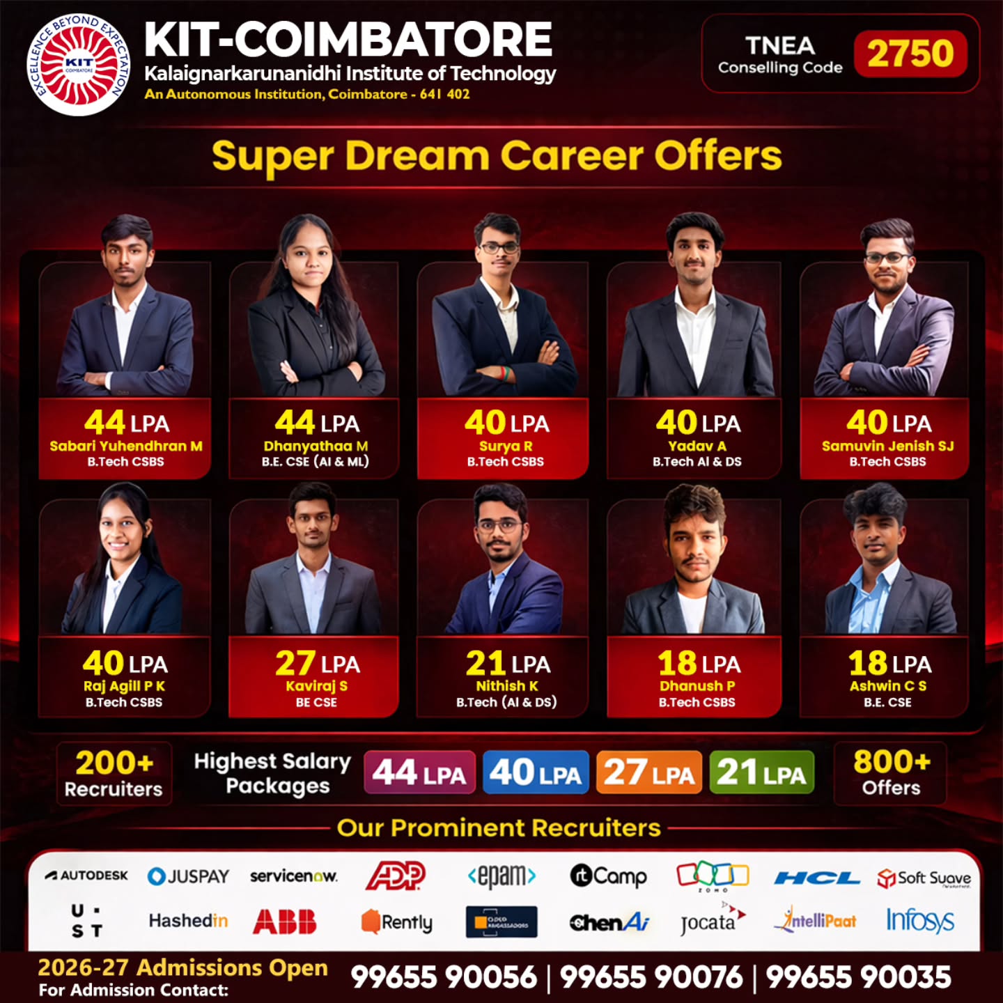 KIT-Kalaignarkarunanidhi Institute of Technology Facebook ad: Instagram