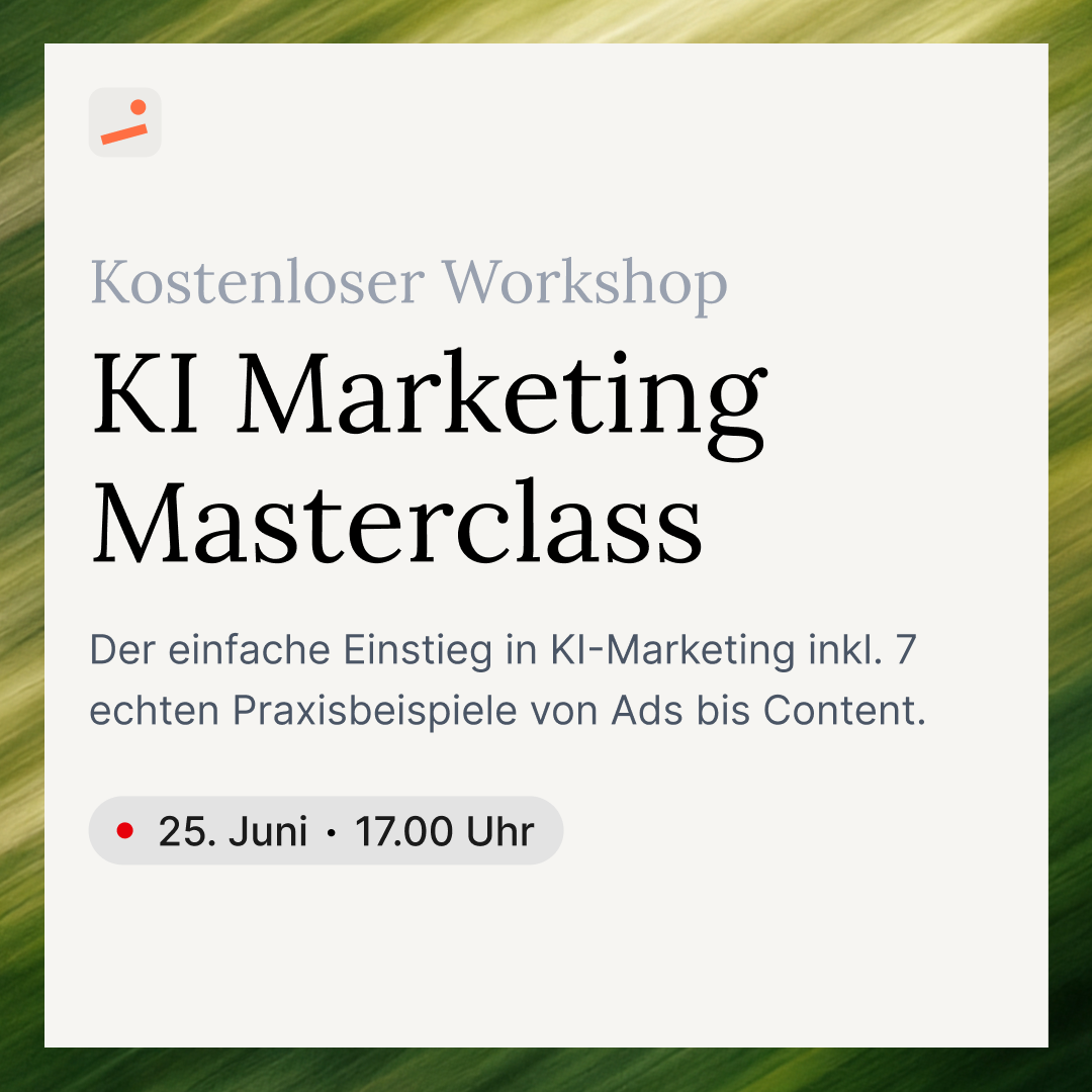 Bakedwith Facebook ad: KI Masterclass