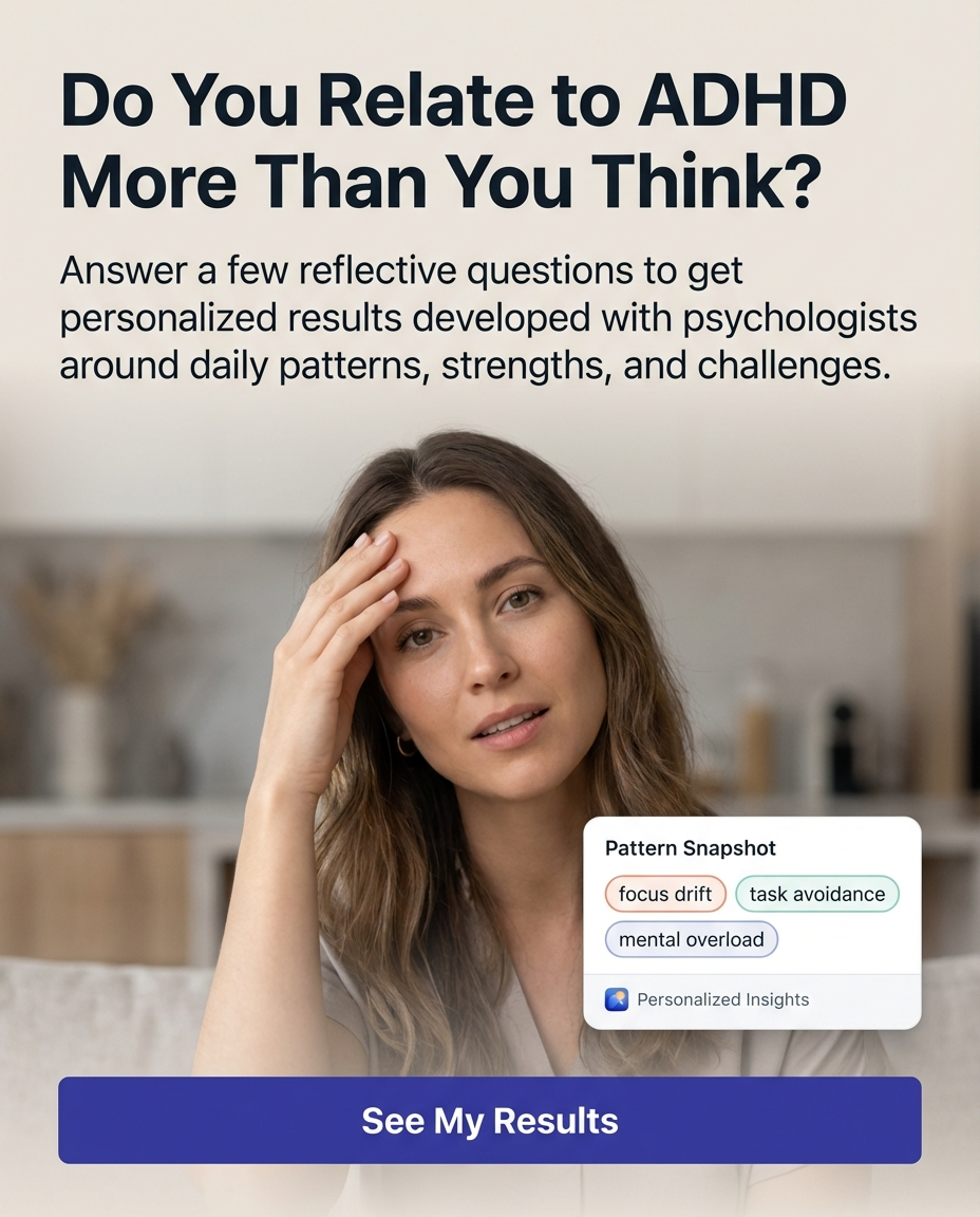 ADHD Clarity Test Facebook ad