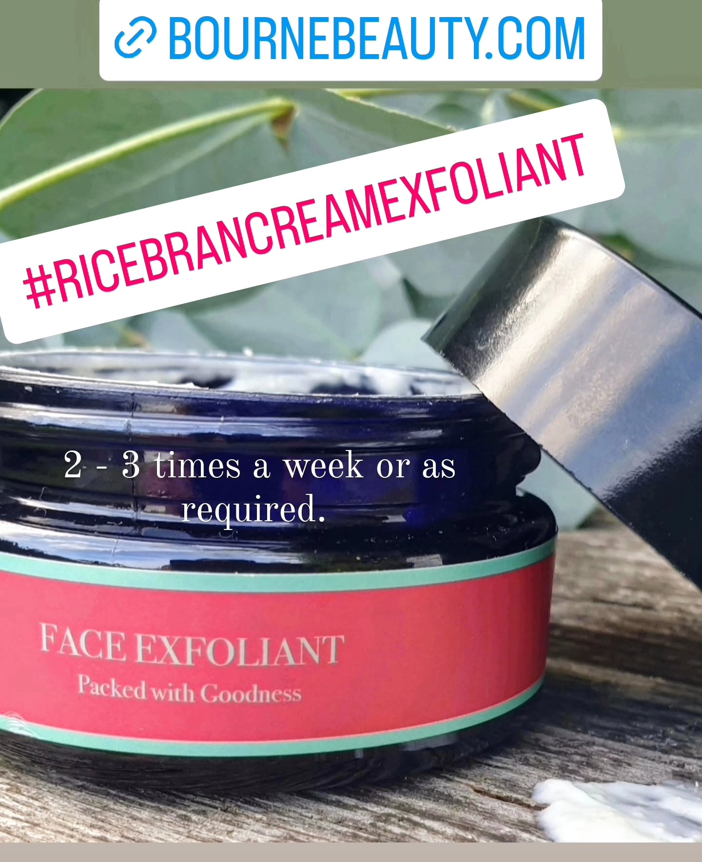 Bourne Beauty Facebook ad: www.bournebeauty.com | luxury plant based skincare…