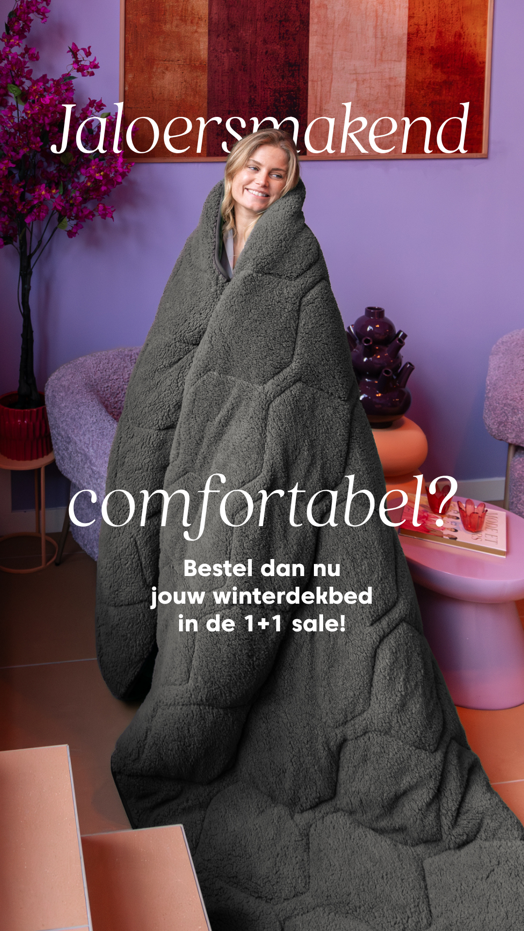 HappyBed Facebook ad