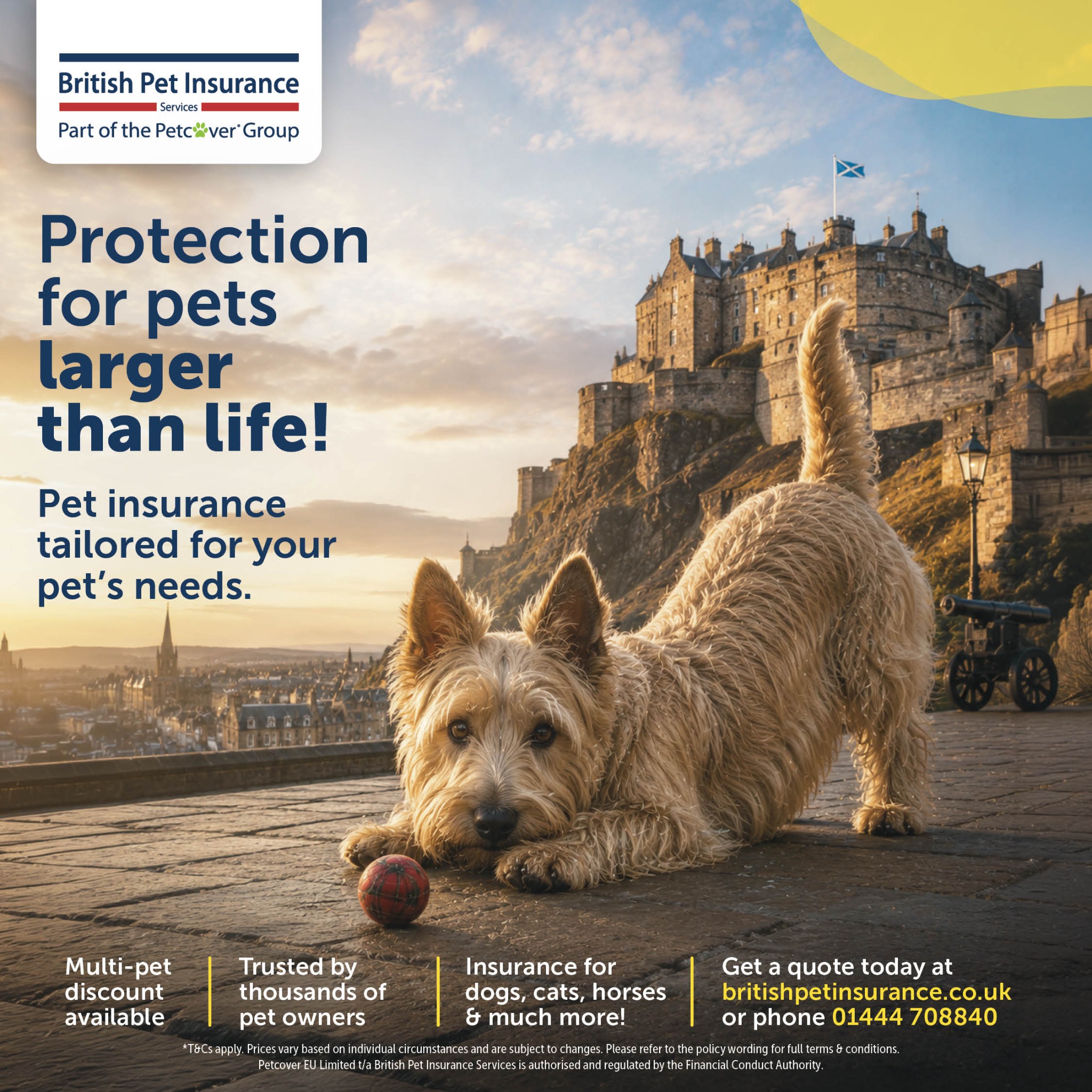 British Pet Insurance Facebook ad