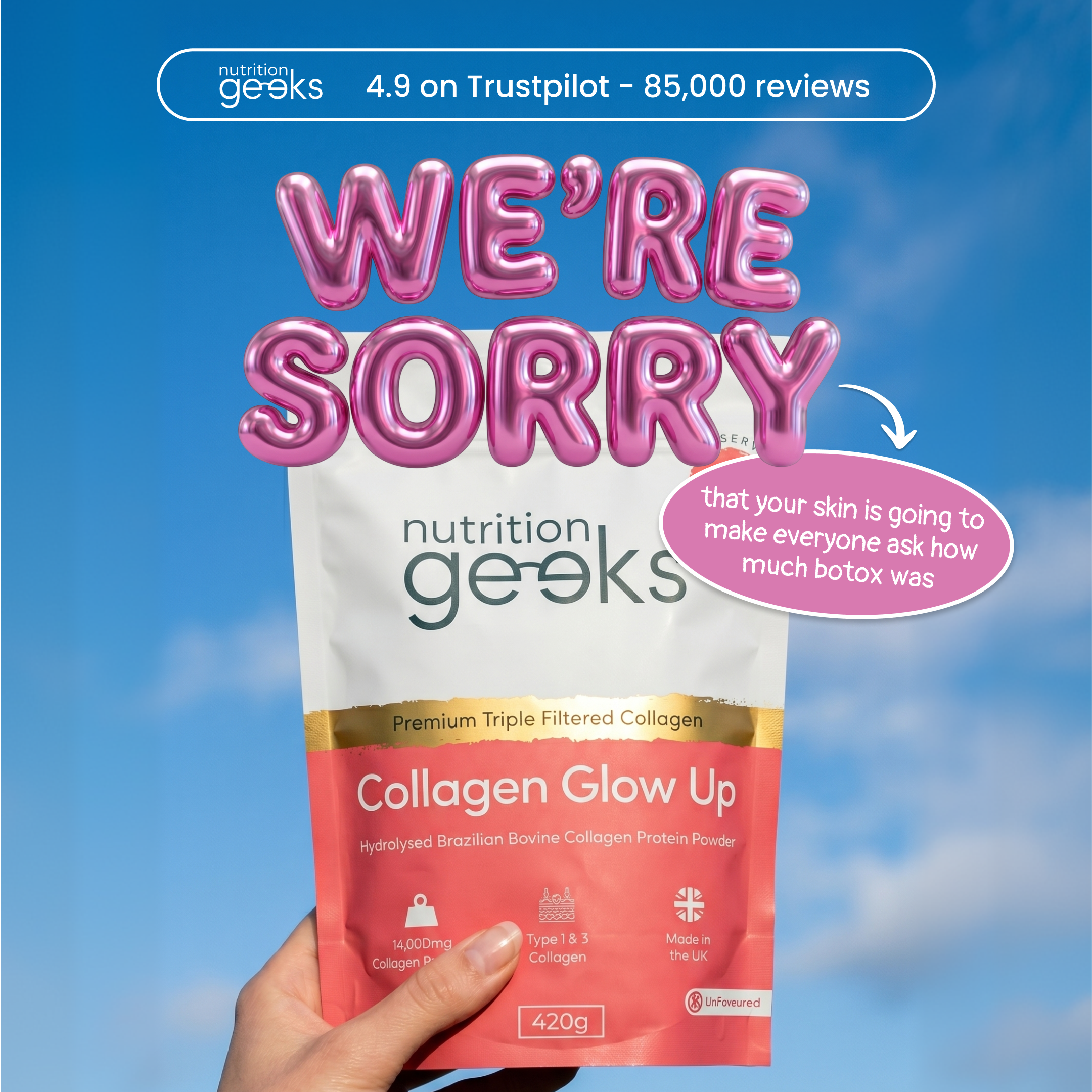 Radiant Over 40 Facebook ad