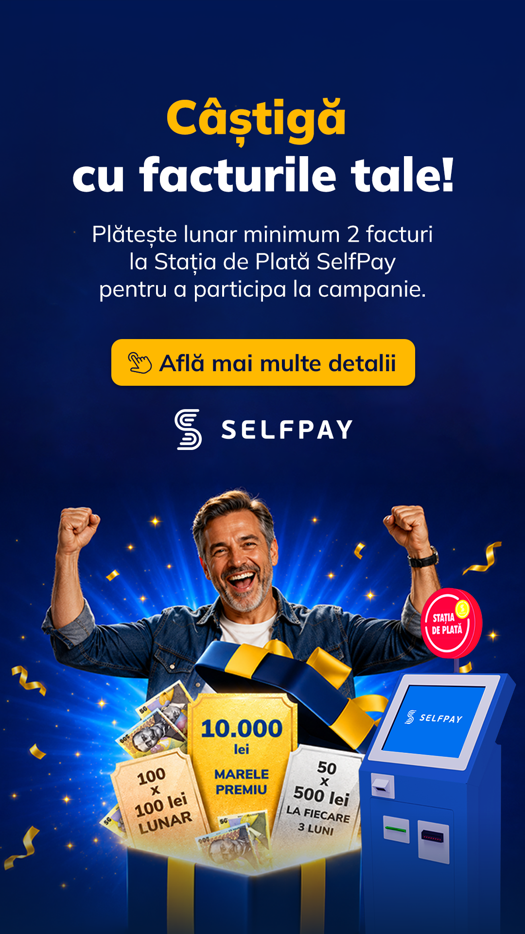 SelfPay Facebook ad from Jul 1, 2026