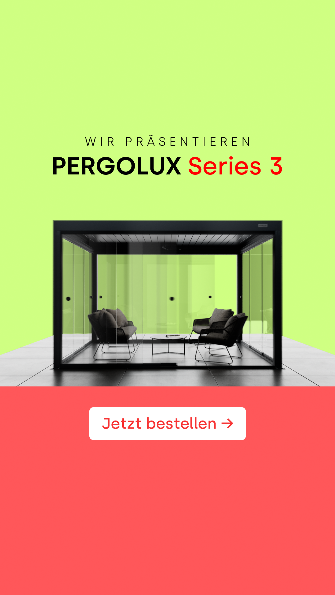Pergolux Facebook ad
