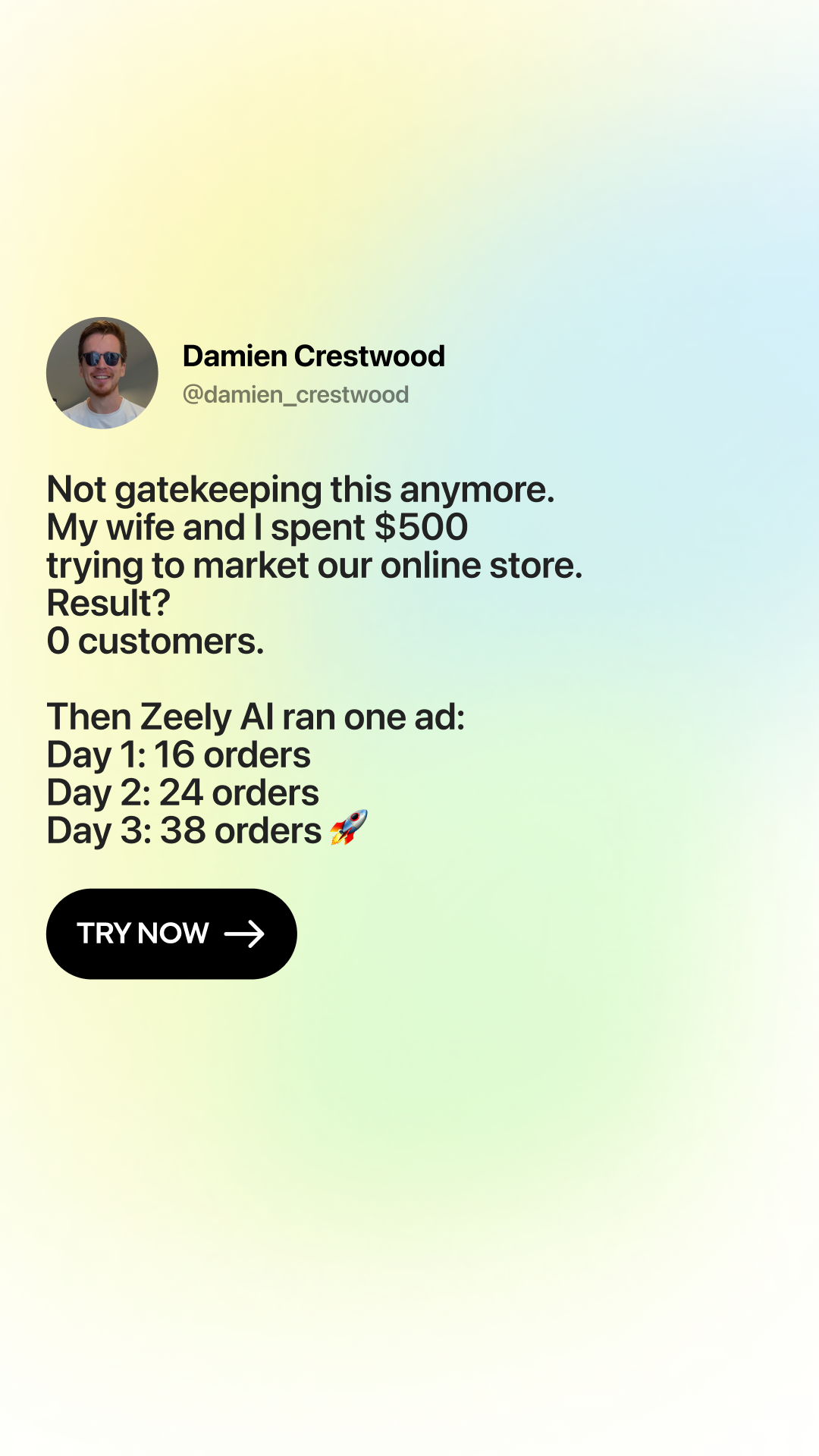 Zeely Facebook ad