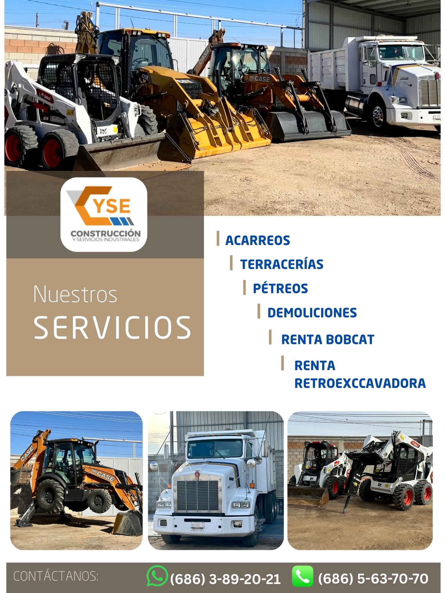 CYSE Construcción Facebook ad: Servicio de construcción, proyecto y mantenimiento…