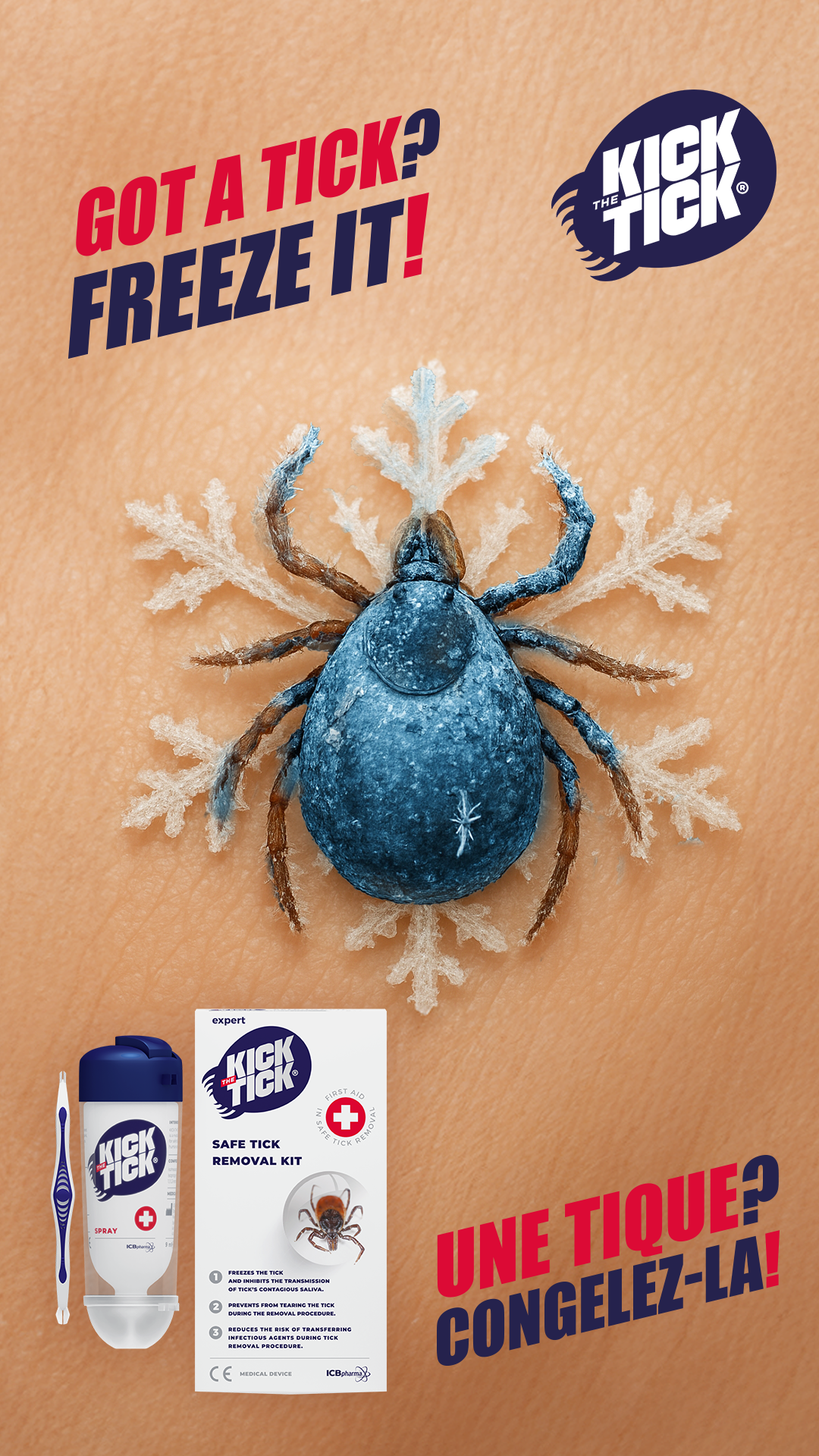 Kick the Tick Facebook ad from Apr 16, 2026