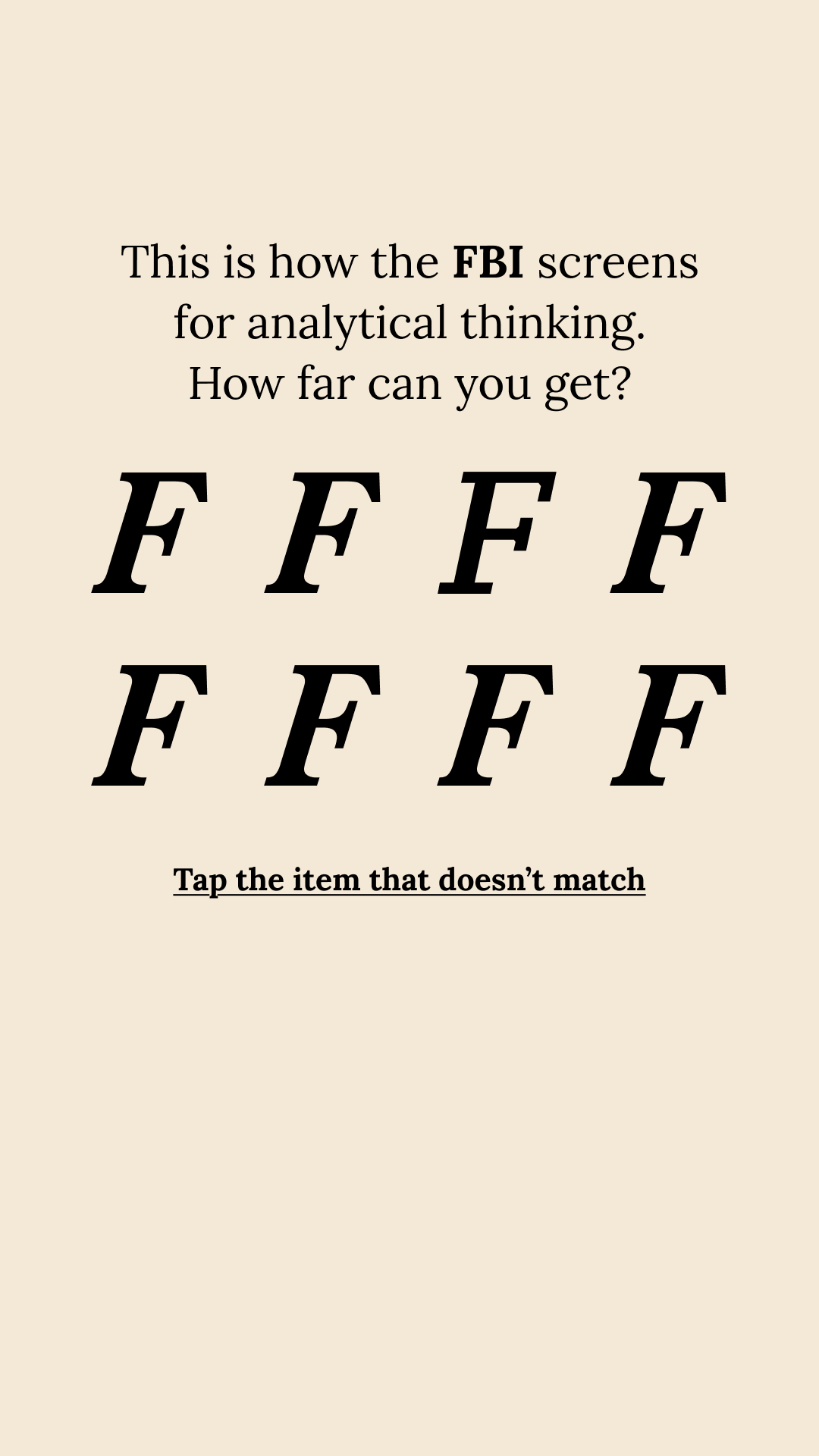 Brain Health Check Facebook ad