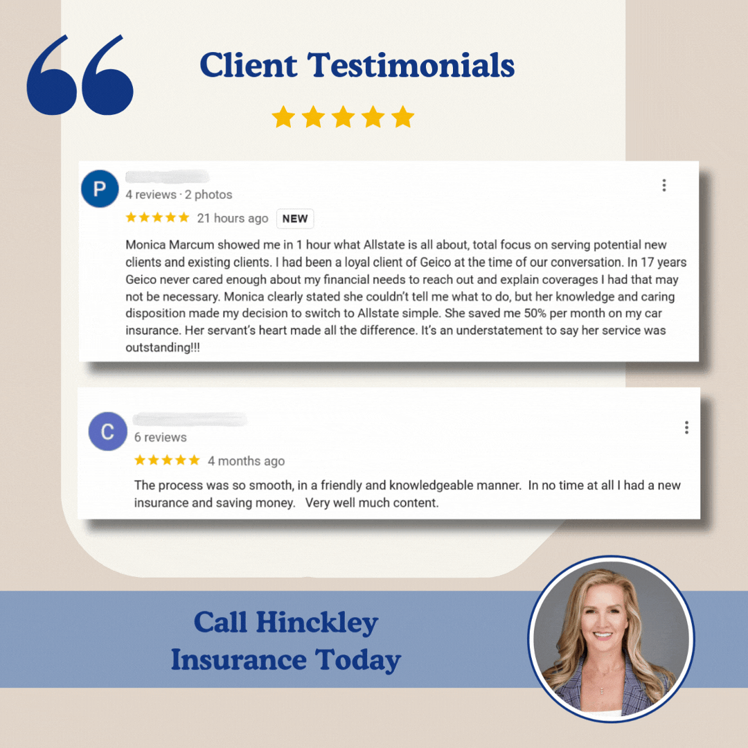 Bridget Hinckley: Allstate Insurance Facebook ad from Mar 7, 2025