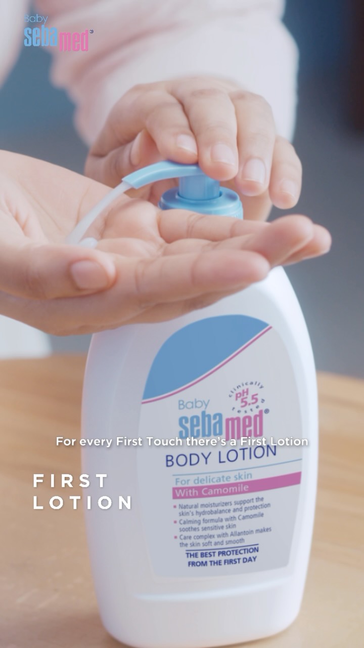 Baby Sebamed India Facebook ad: Every soft touch tells a story.