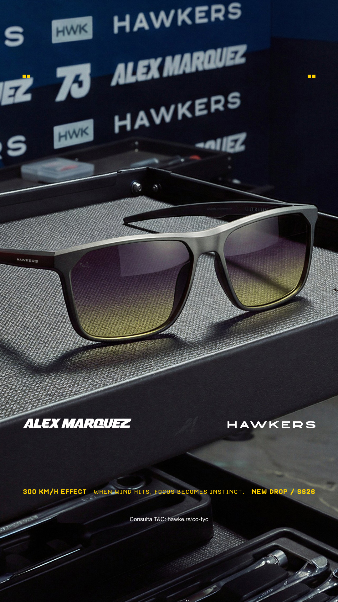 Hawkers Co. Facebook ad