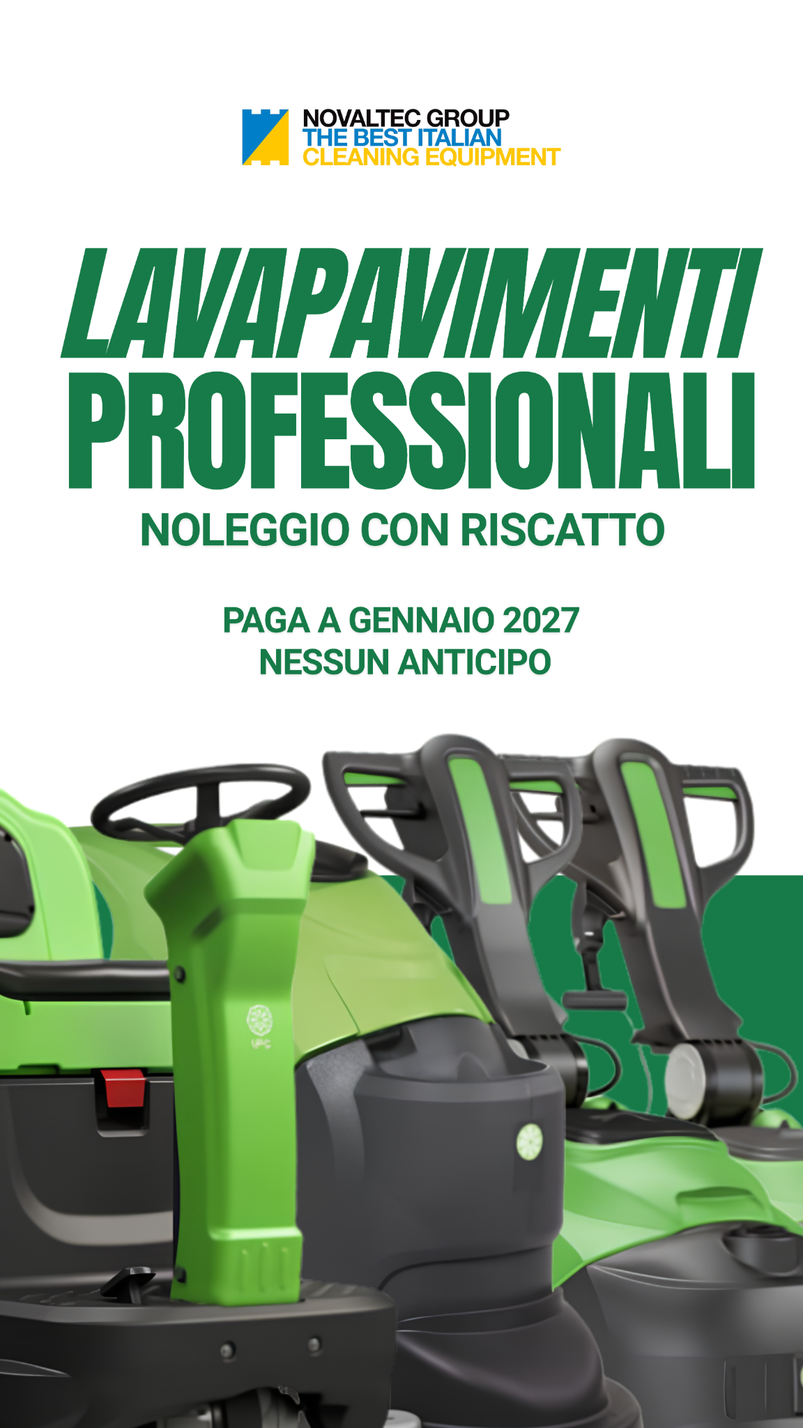 Novaltec Group Srl Facebook ad: PAGA A GENNAIO 2027