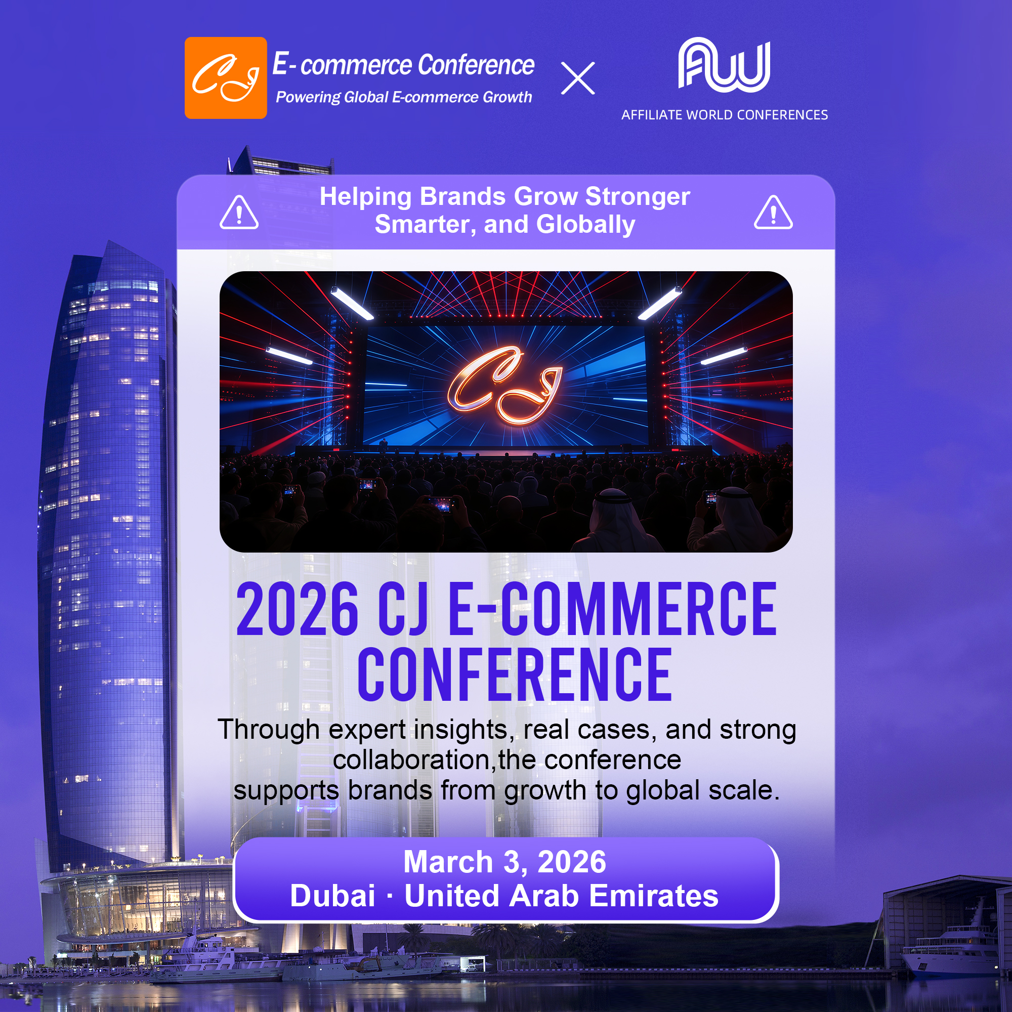CJdropshipping.com Facebook ad: Join 10,000+ Attendees at the CJ Dropshipping Exhibition!
