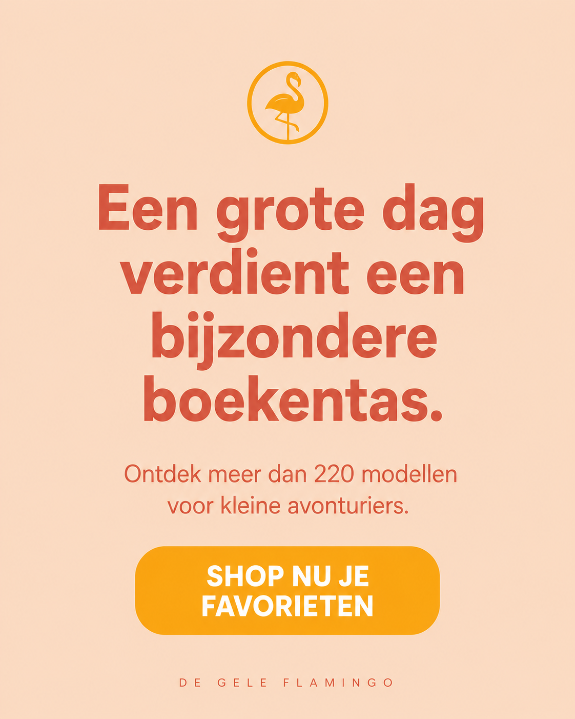 De Gele Flamingo Facebook ad