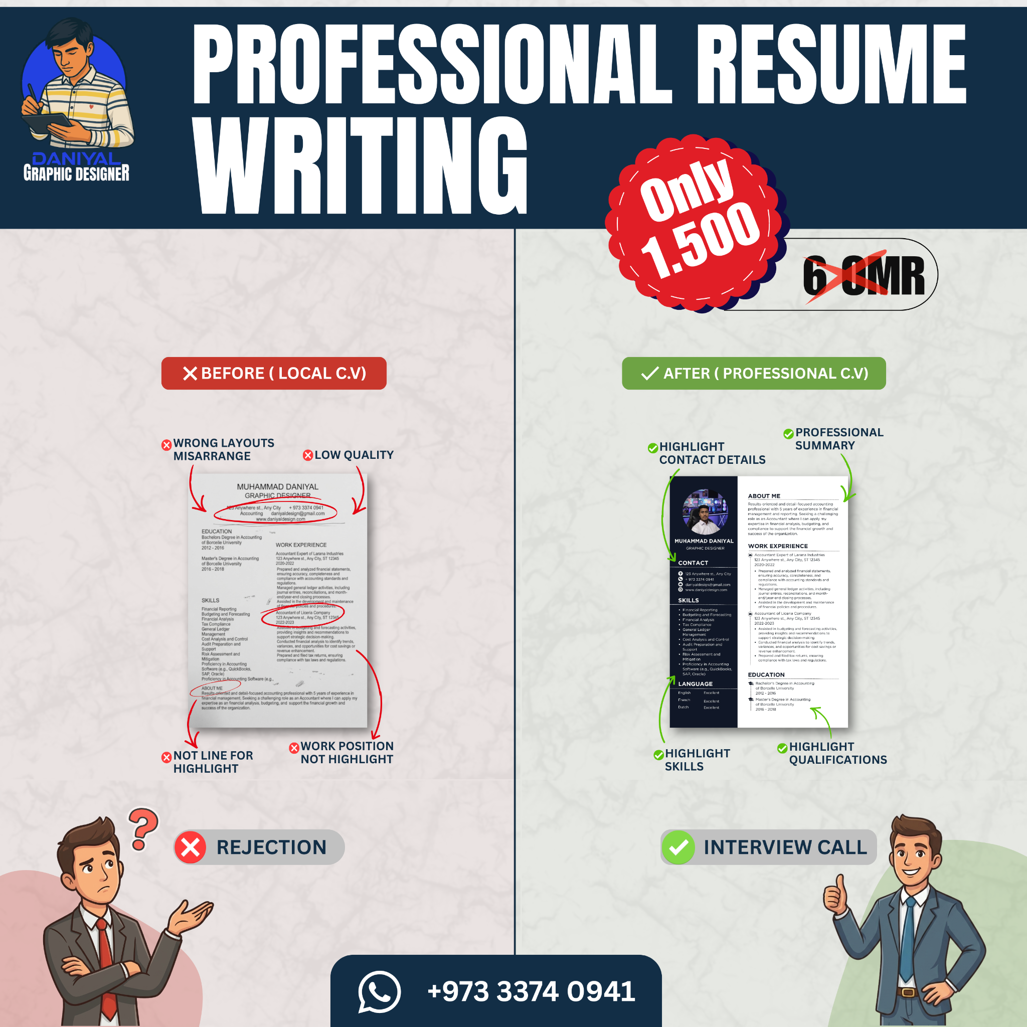 Daniyal Graphic Designer Facebook ad